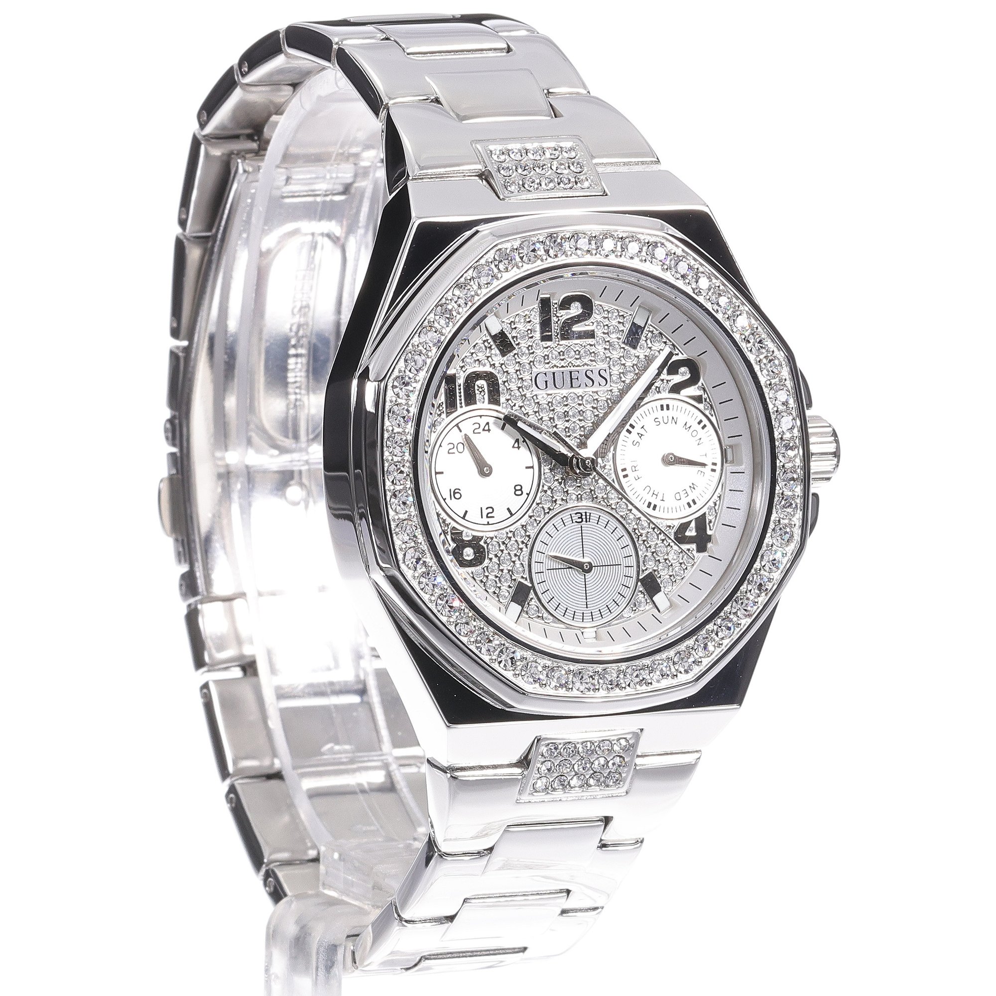 Guess GW0777L1 Damskie fashion-modowy zegarek srebrny - miniatura 3