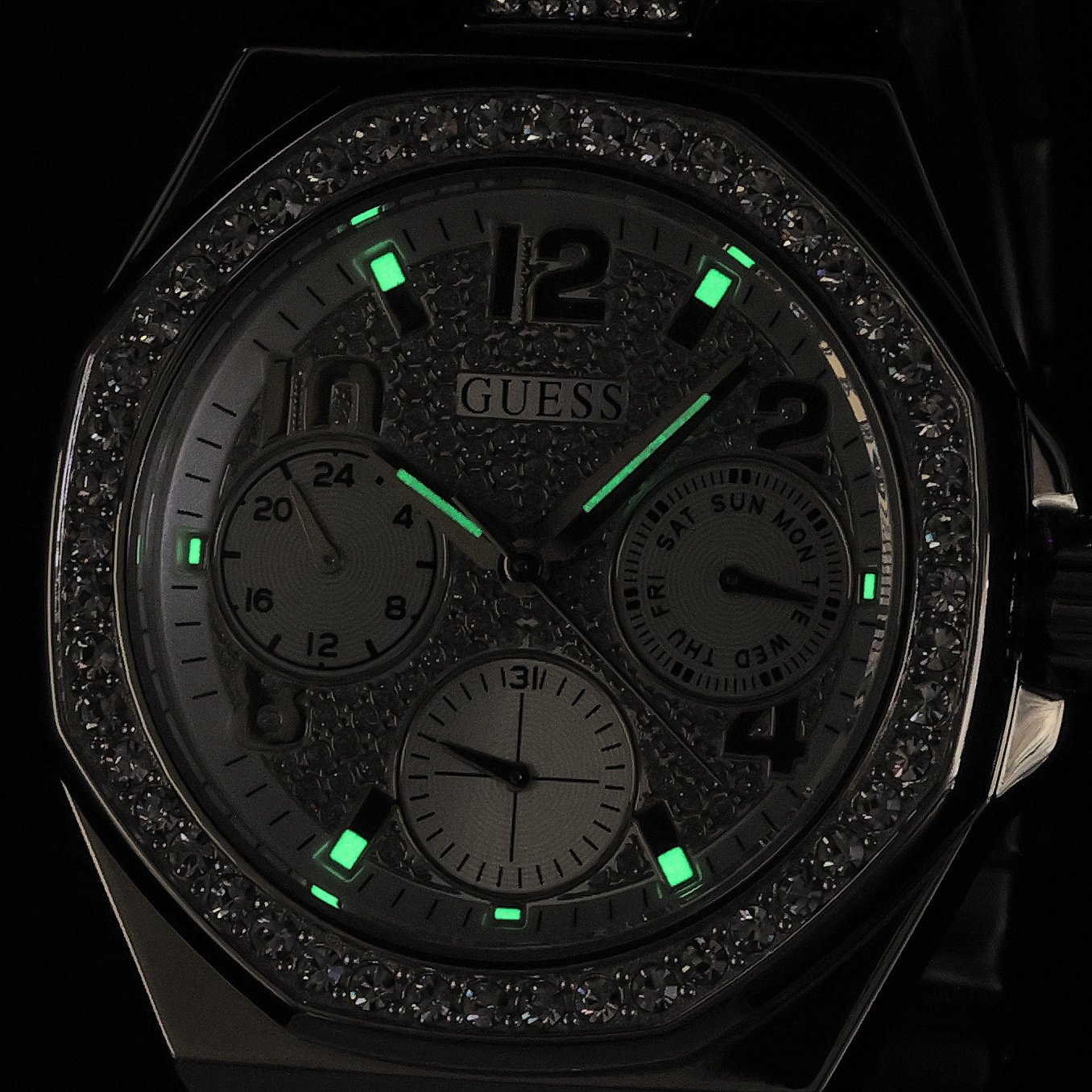 Guess GW0777L1 zegarek damski Damskie srebrny - miniatura 5
