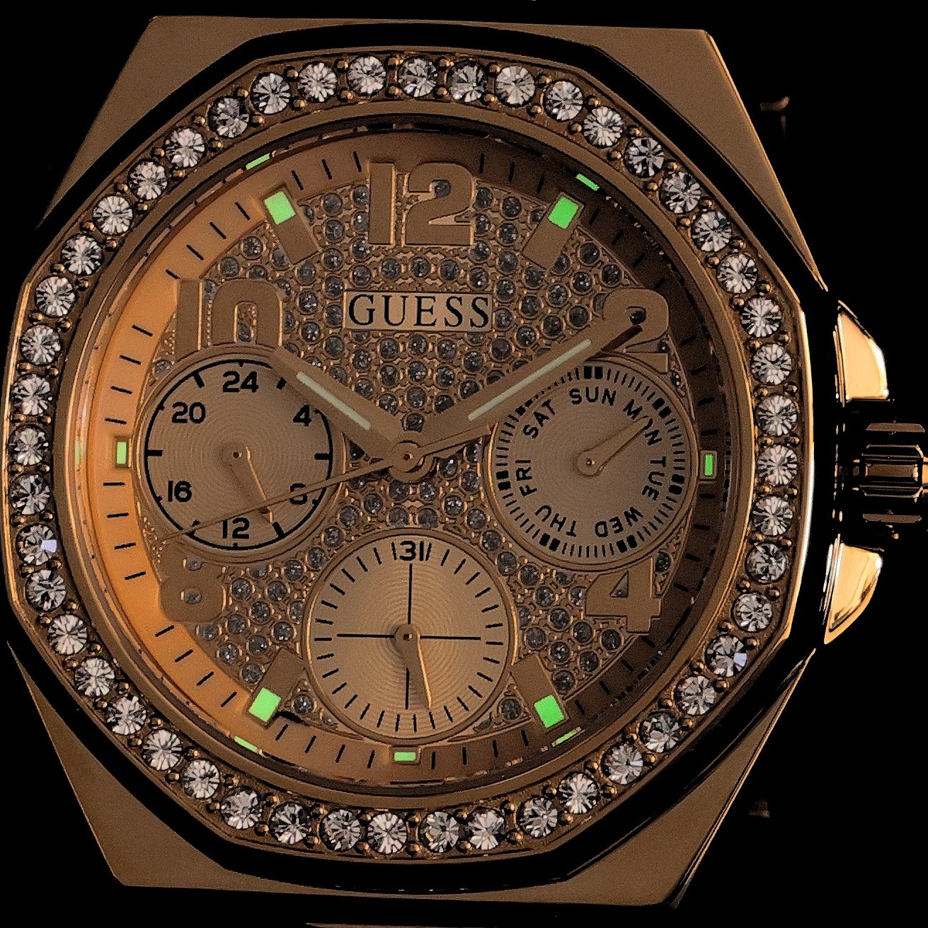 Guess GW0777L2 Lady Empire Damskie fashion-modowy zegarek złoty - miniatura 5