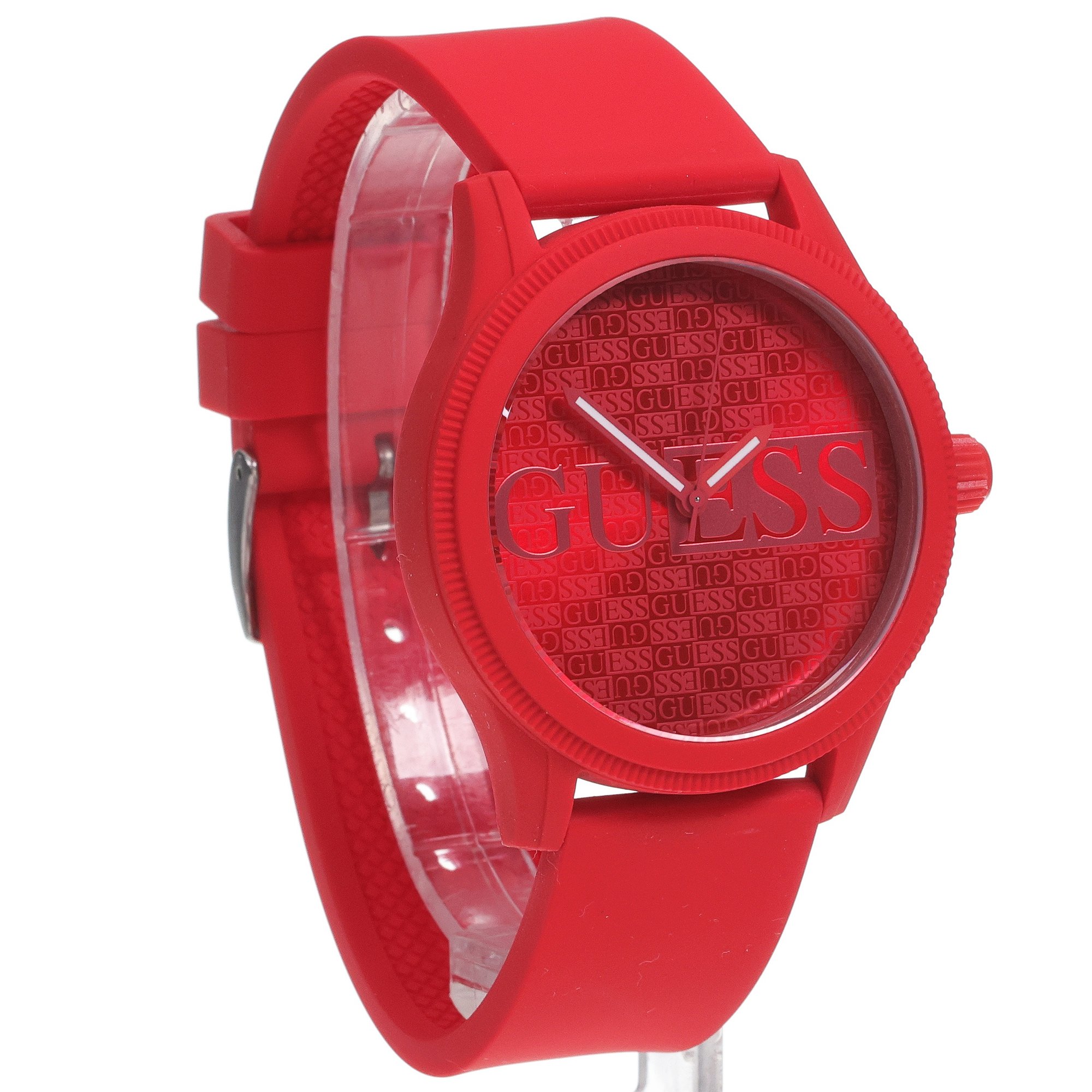 Guess GW0780G2 zegarek czerwony fashion-modowy Męskie pasek - miniatura 3
