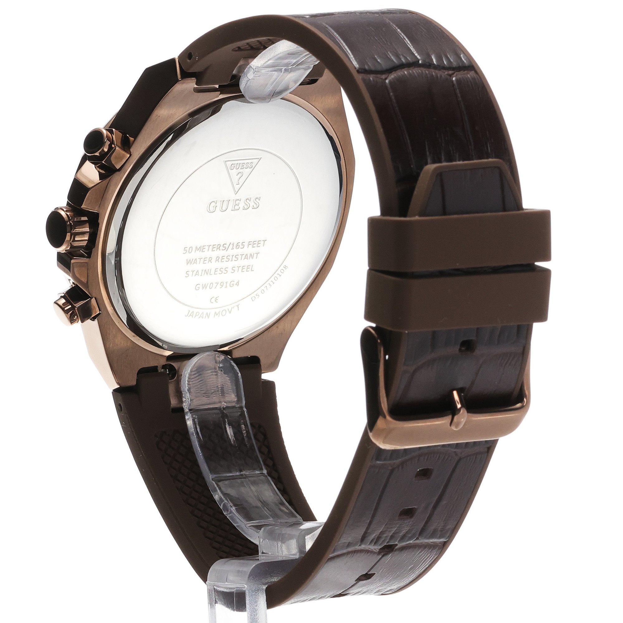 Guess GW0791G4 Brown Coffee Multi-function Watch Damskie klasyczny zegarek brązowy - miniatura 4