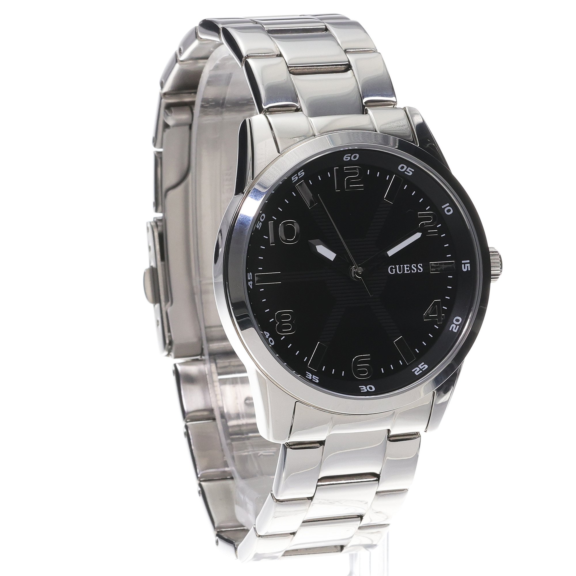 Guess GW0804G2 zegarek srebrny klasyczny Męskie bransoleta - miniatura 3