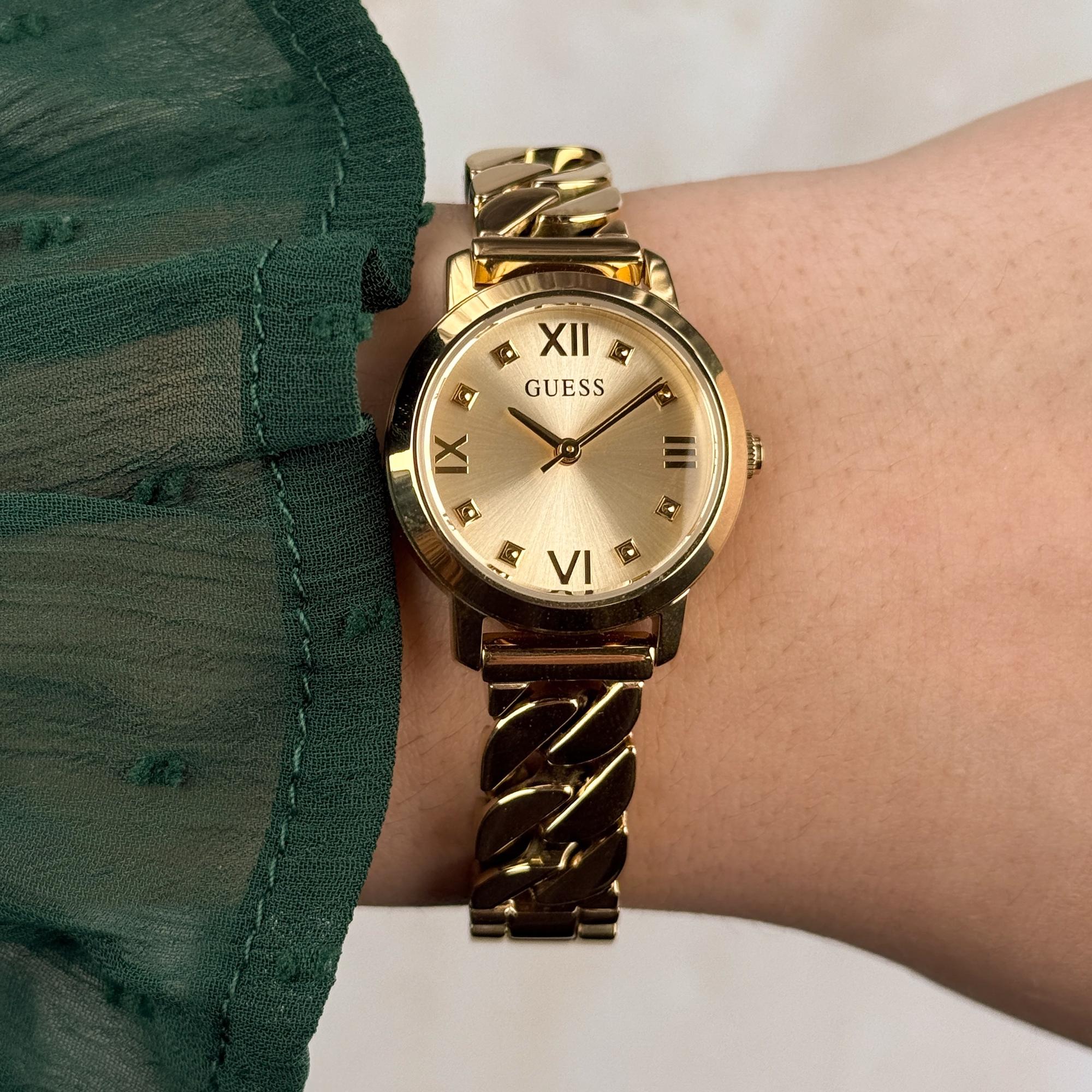 Guess GW0867L2 Bransoleta elegancki zegarek złoty - miniatura 12