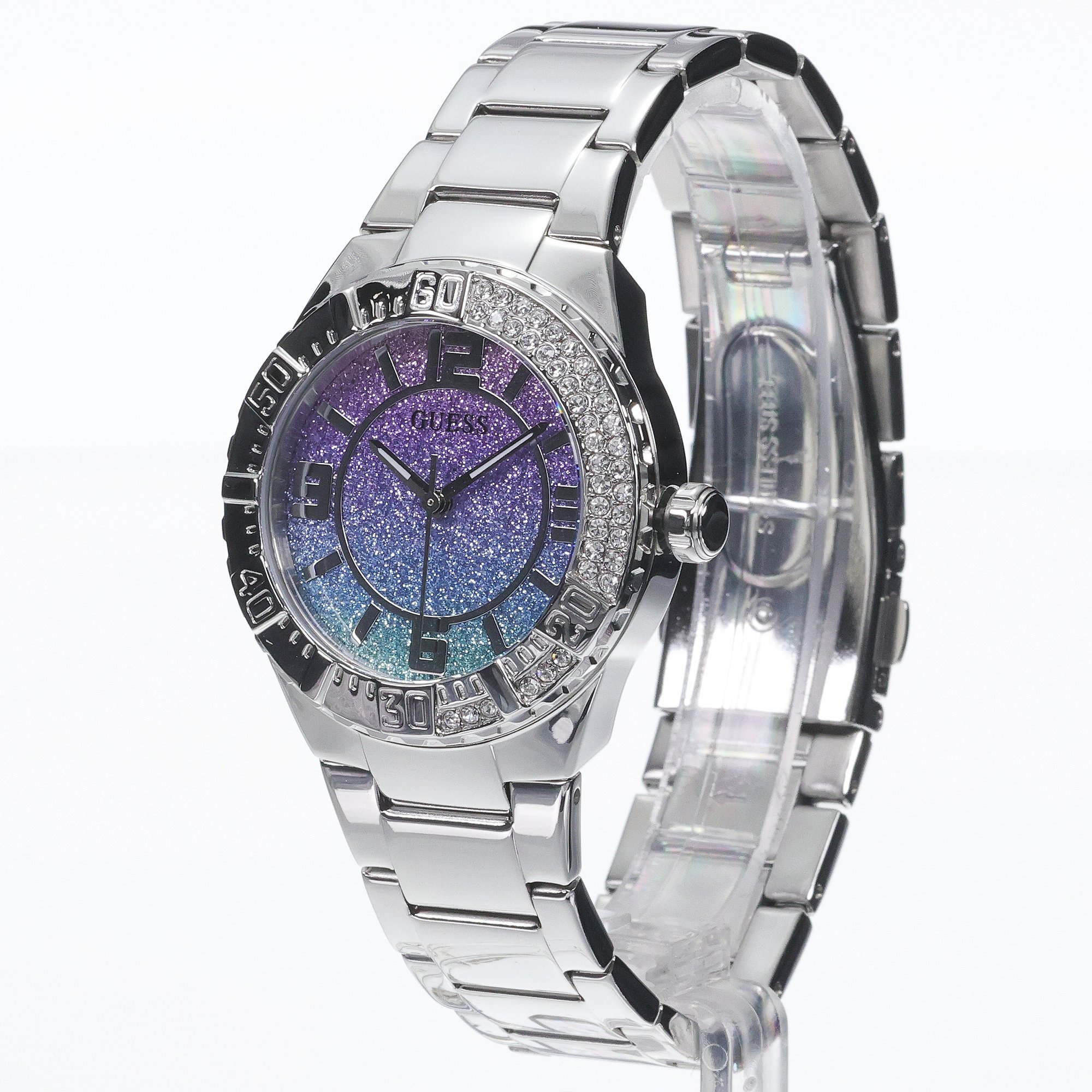 Guess GW0882L1 Sangria Damskie fashion-modowy zegarek srebrny - miniatura 2