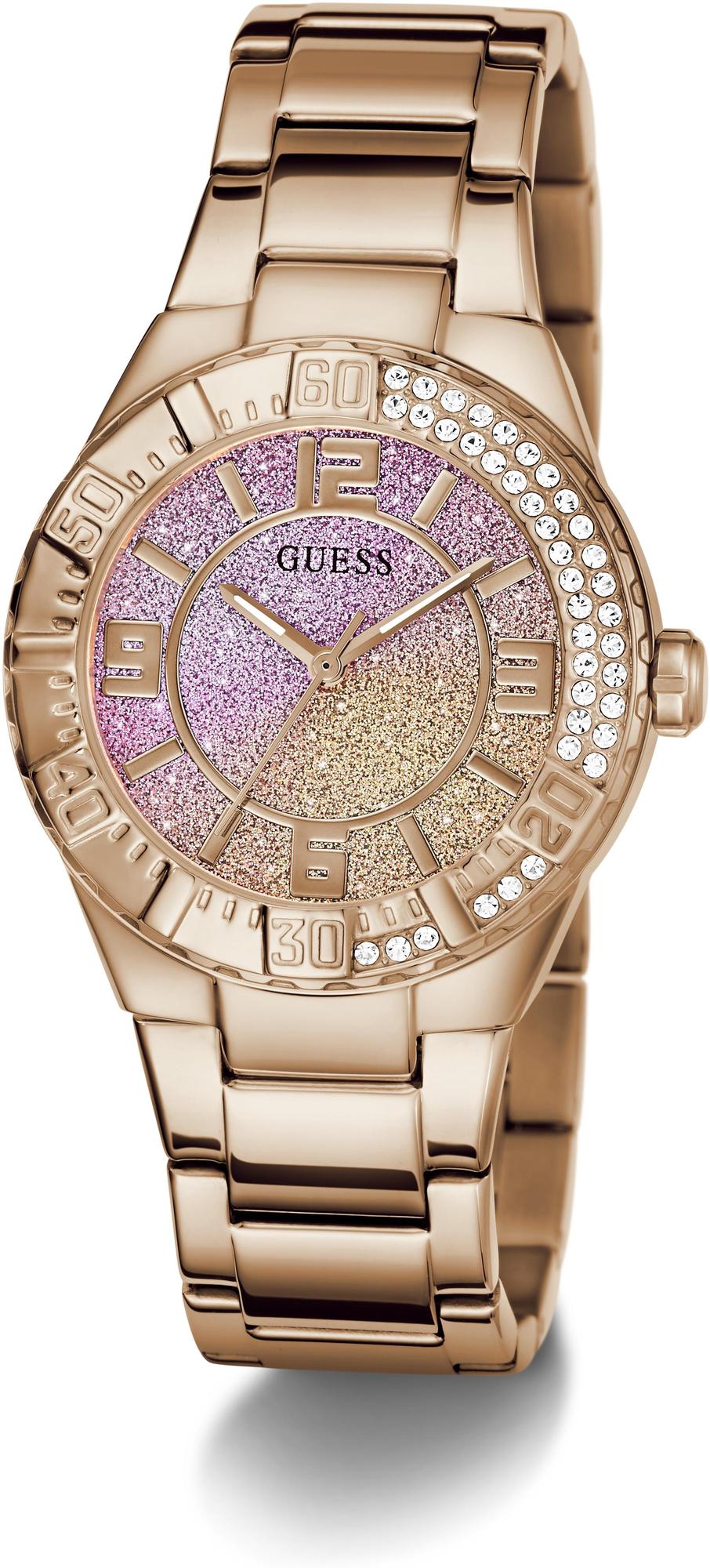 Guess GW0882L3 zegarek różowe złoto biżuteryjny Damskie bransoleta - miniatura 2