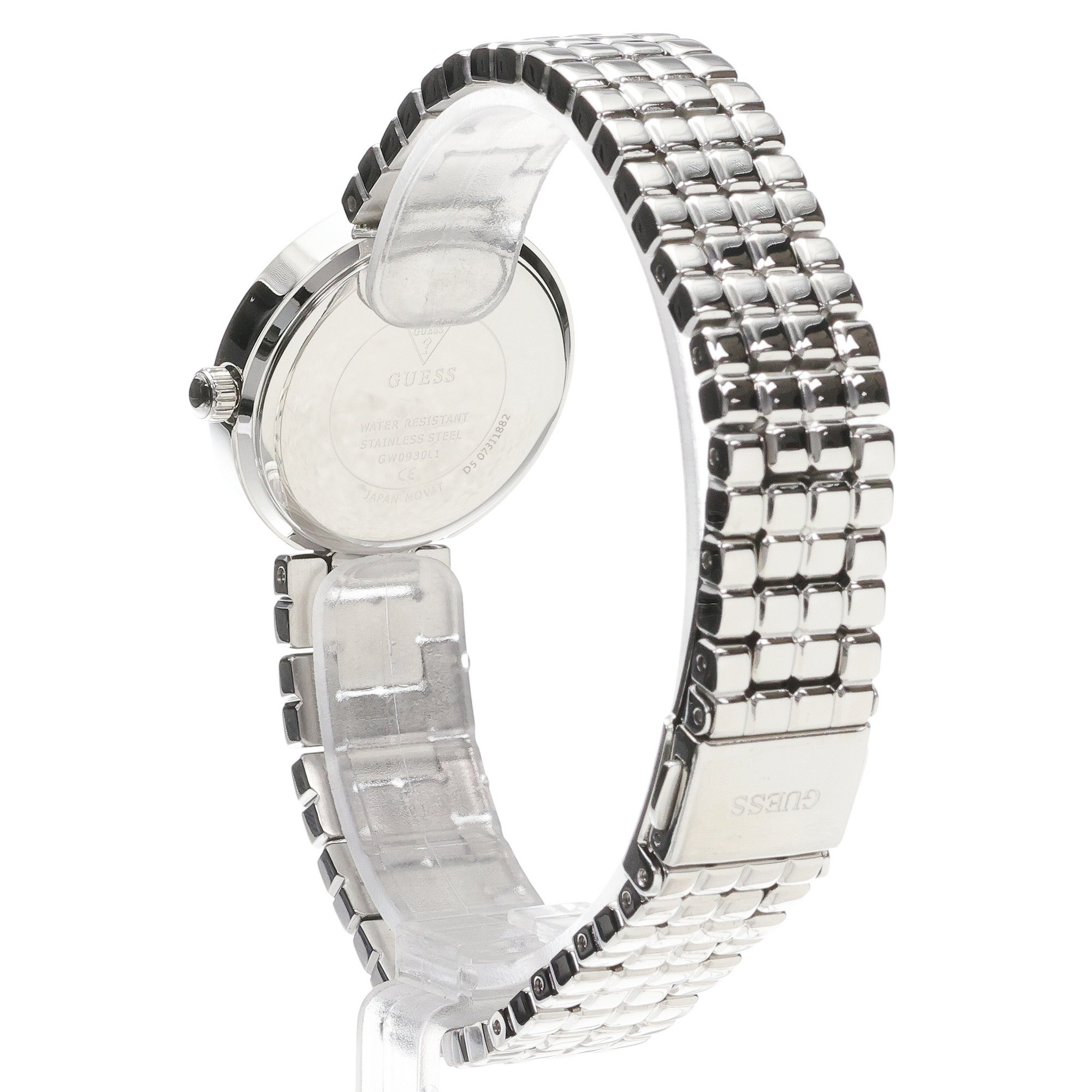 Guess GW0930L1 CLARA Damskie biżuteryjny zegarek srebrny