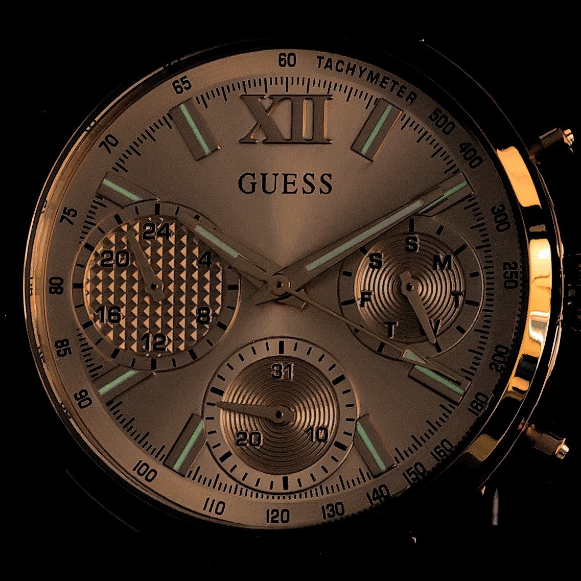 Guess GW0933L2 zegarek złoty fashion-modowy Damskie bransoleta