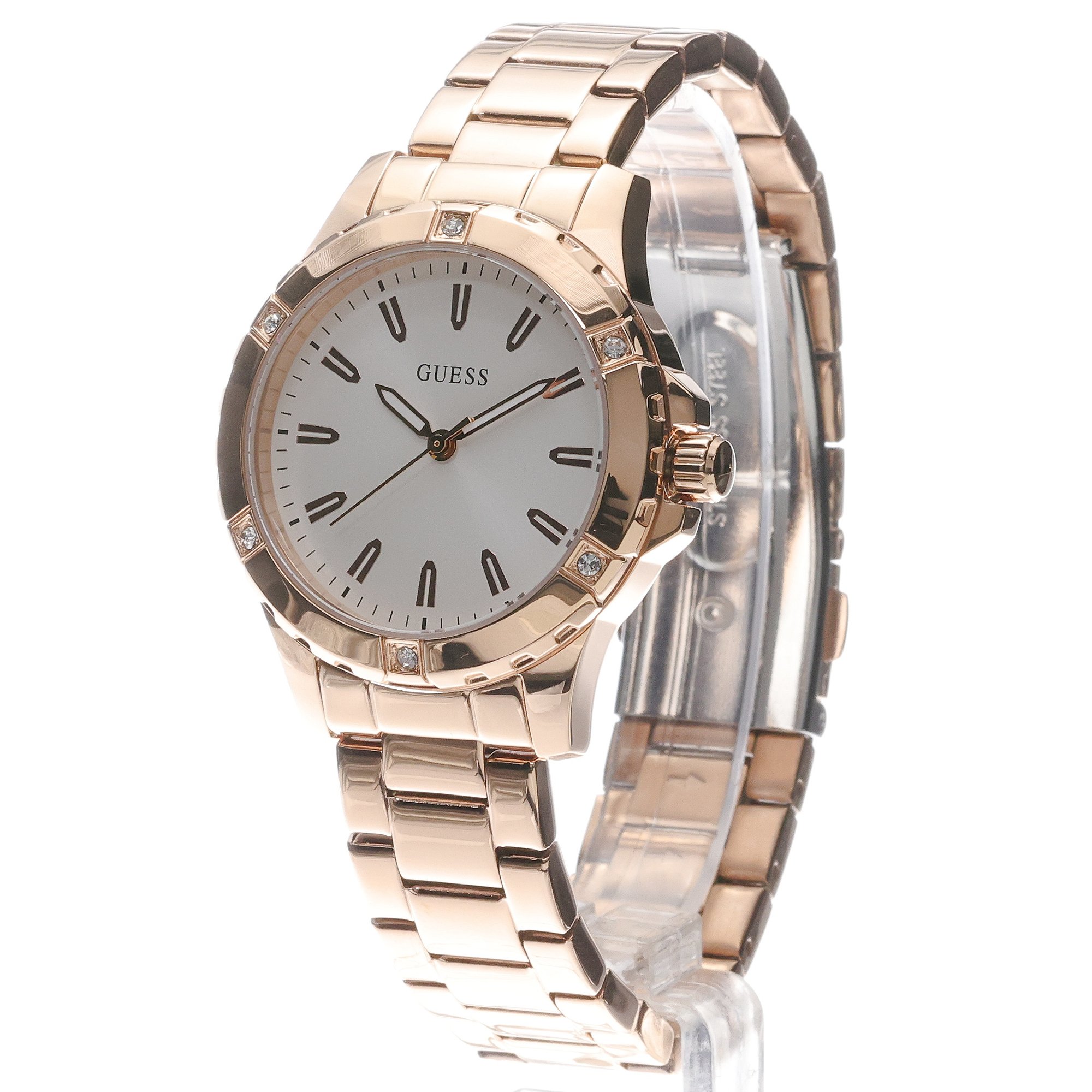 Guess GW0948L5 zegarek damski Damskie różowe złoto