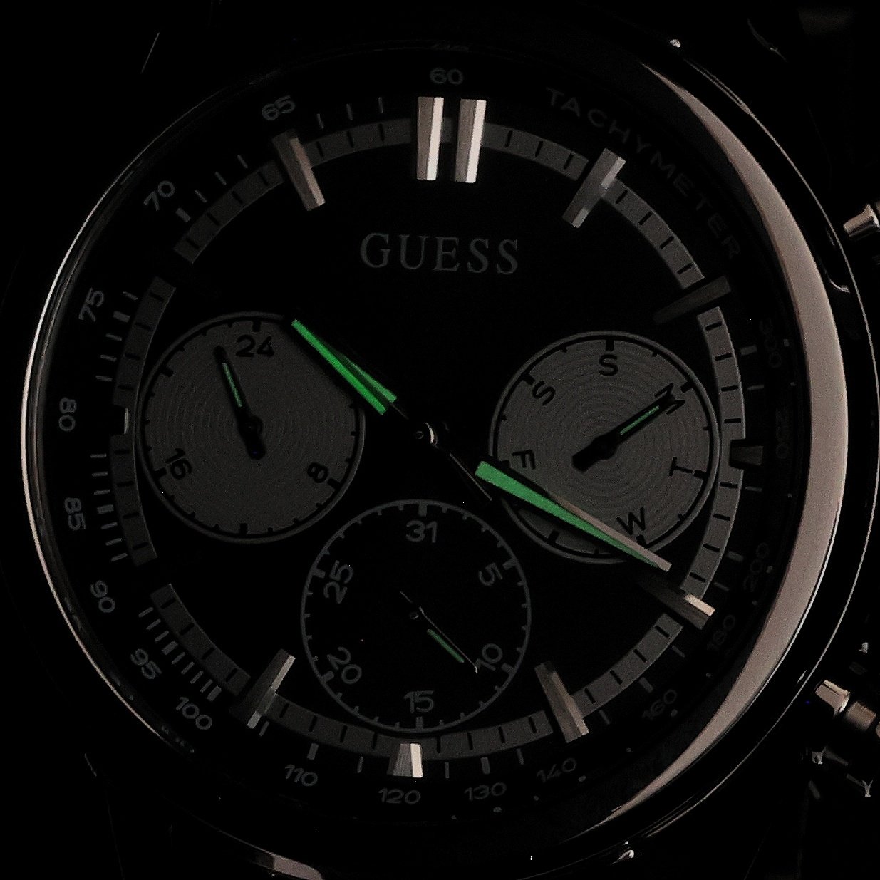 Guess GW0971G1 GD DAWSON Męskie klasyczny zegarek srebrny