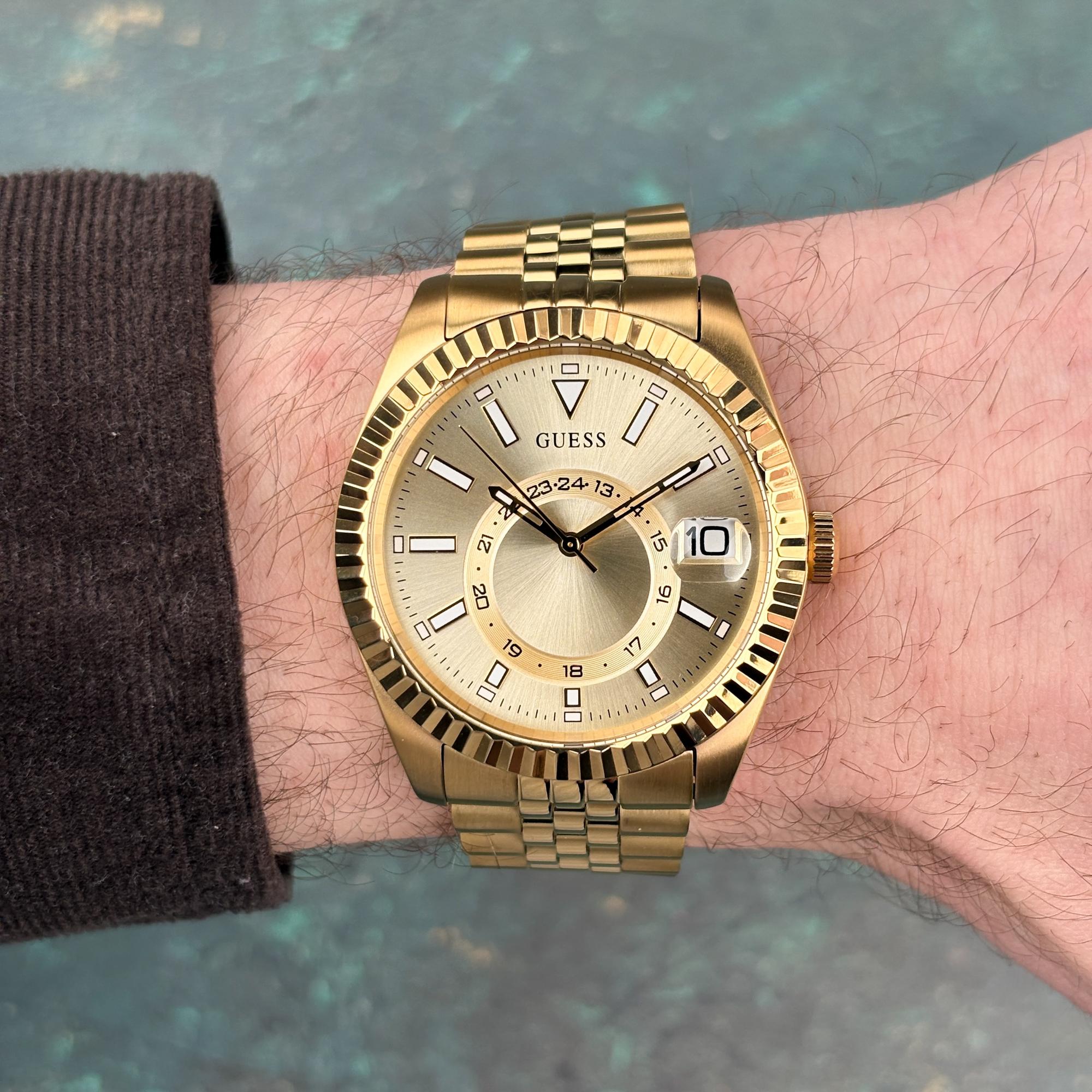 Guess GW0977G2 zegarek męski klasyczny Męskie bransoleta