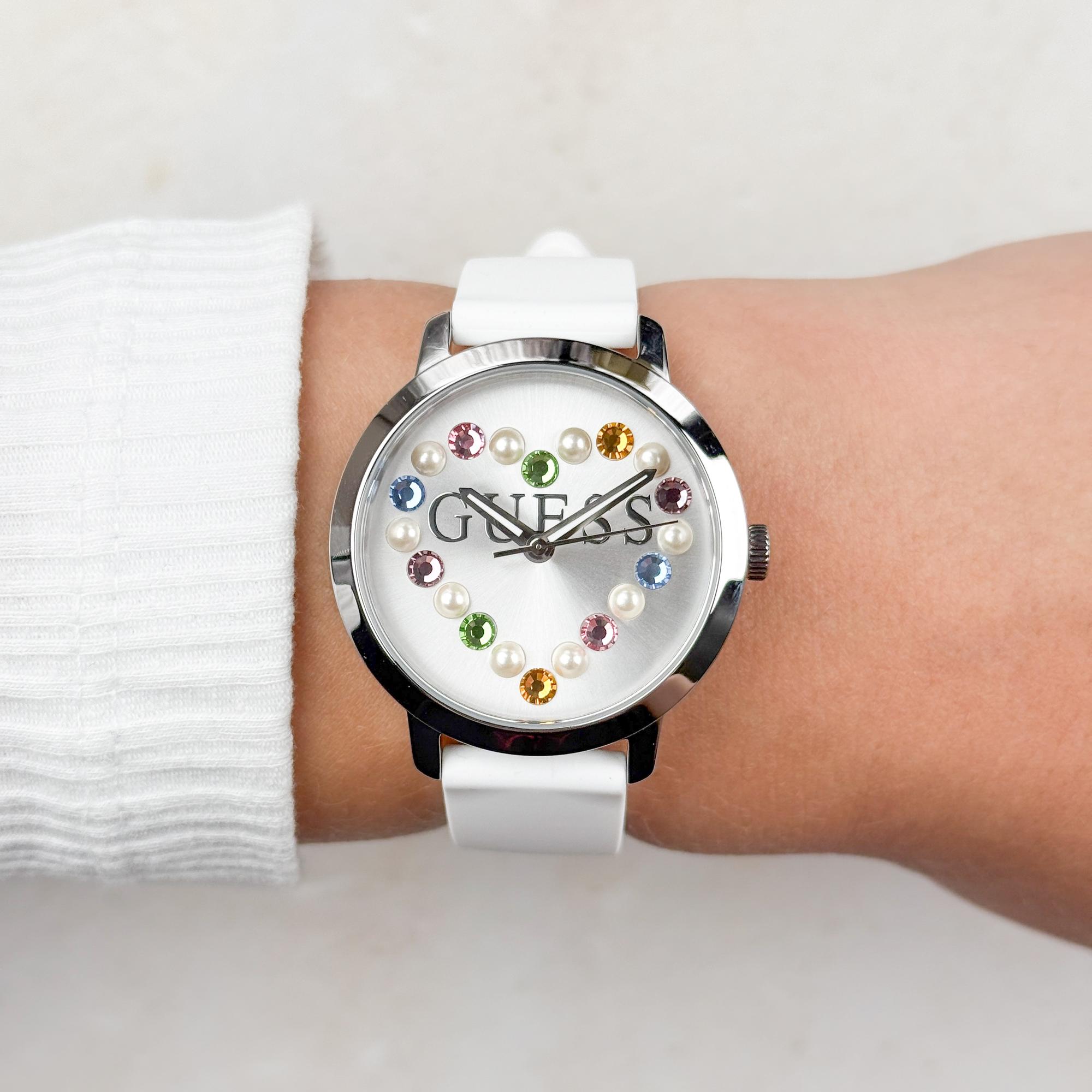 Guess GW0998L1 Devotion Damskie fashion-modowy zegarek srebrny