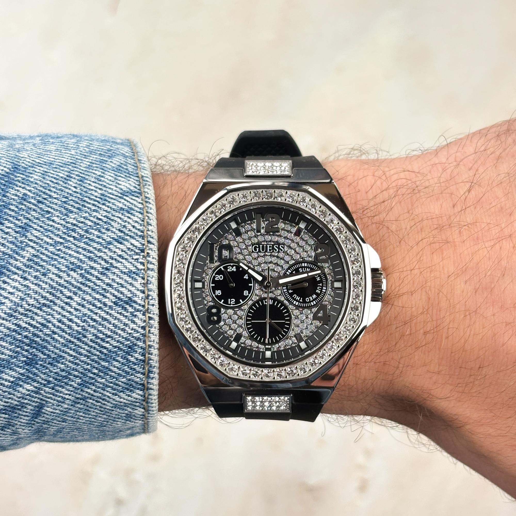 Guess GW1002G1 zegarek męski fashion-modowy Męskie pasek