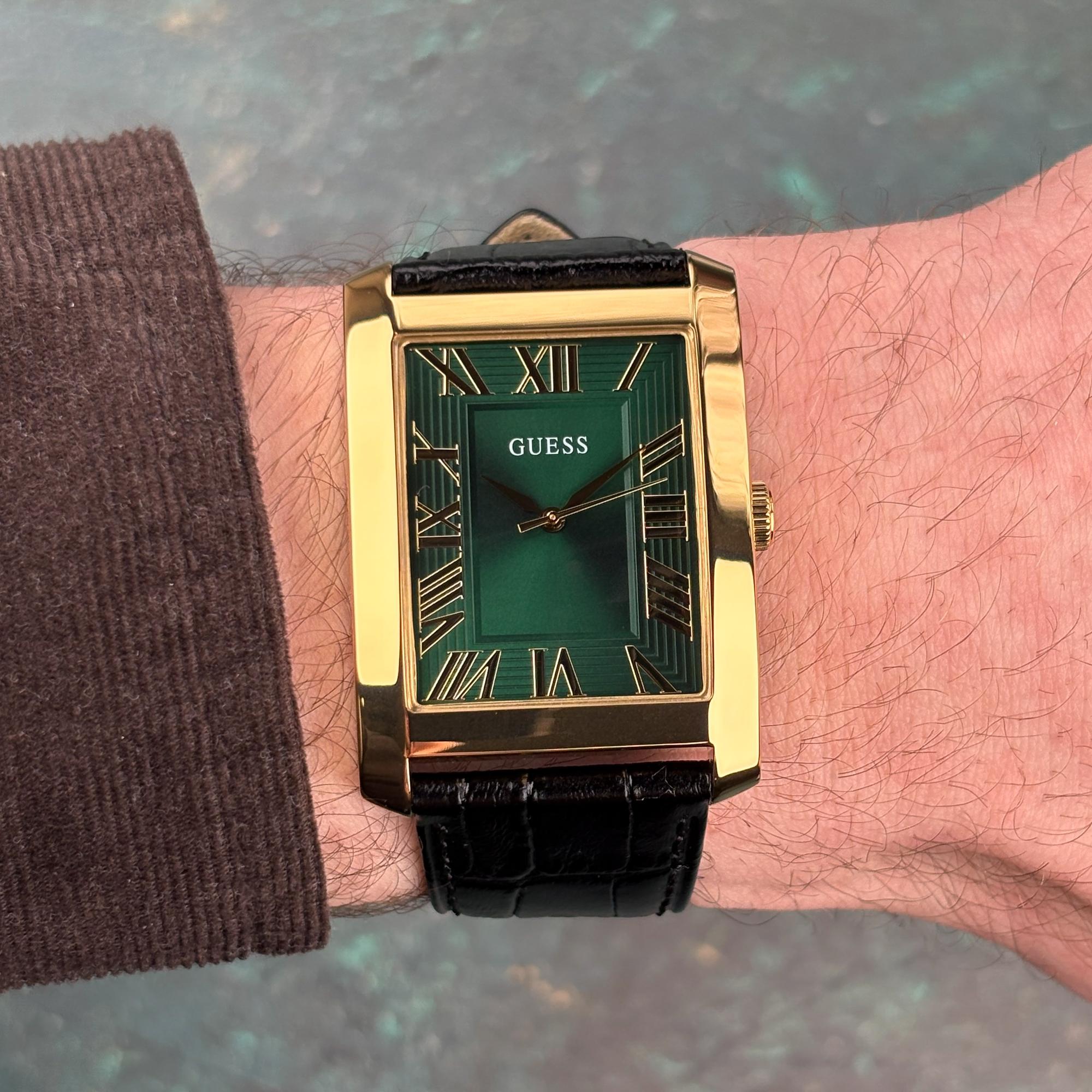 Guess GW1003G3 Clyde Męskie klasyczny zegarek złoty