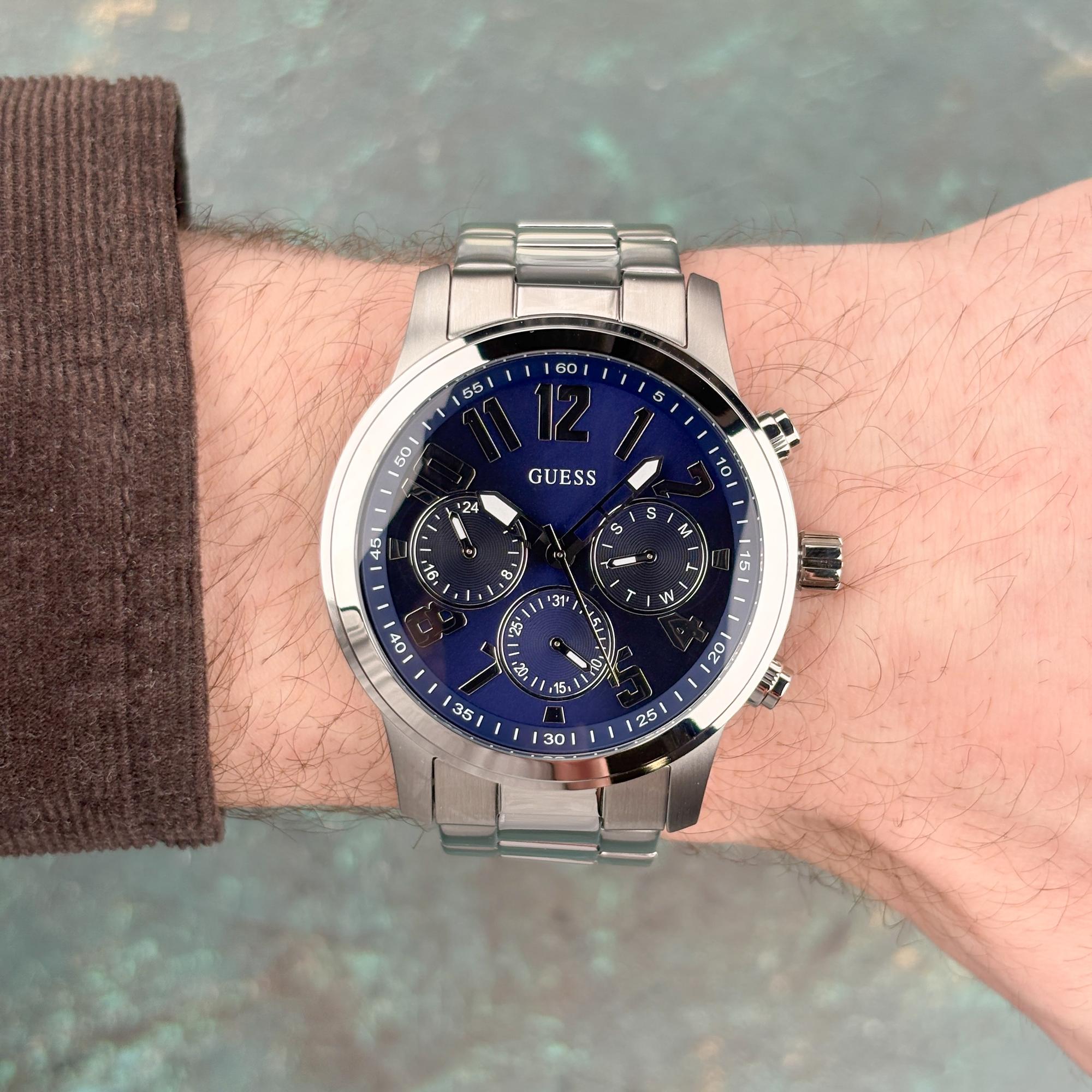 Guess GW1006G1 zegarek męski klasyczny Męskie bransoleta