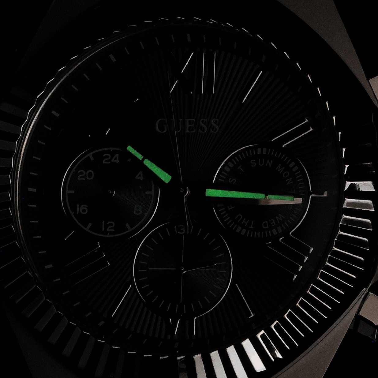 Guess GW1011G1 Equity Męskie fashion-modowy zegarek srebrny - miniatura 5
