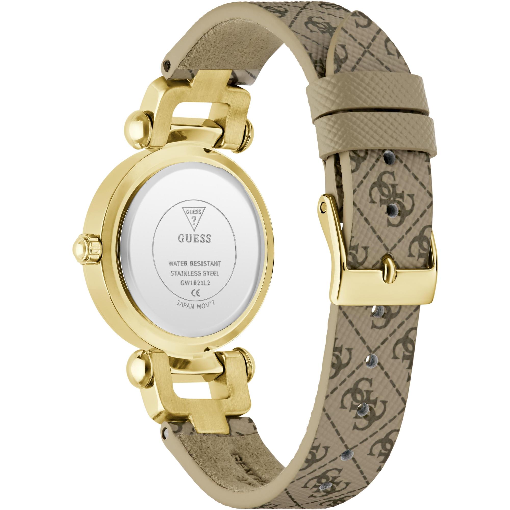 Guess GW1021L2 zegarek złoty fashion-modowy Damskie pasek - miniatura 5