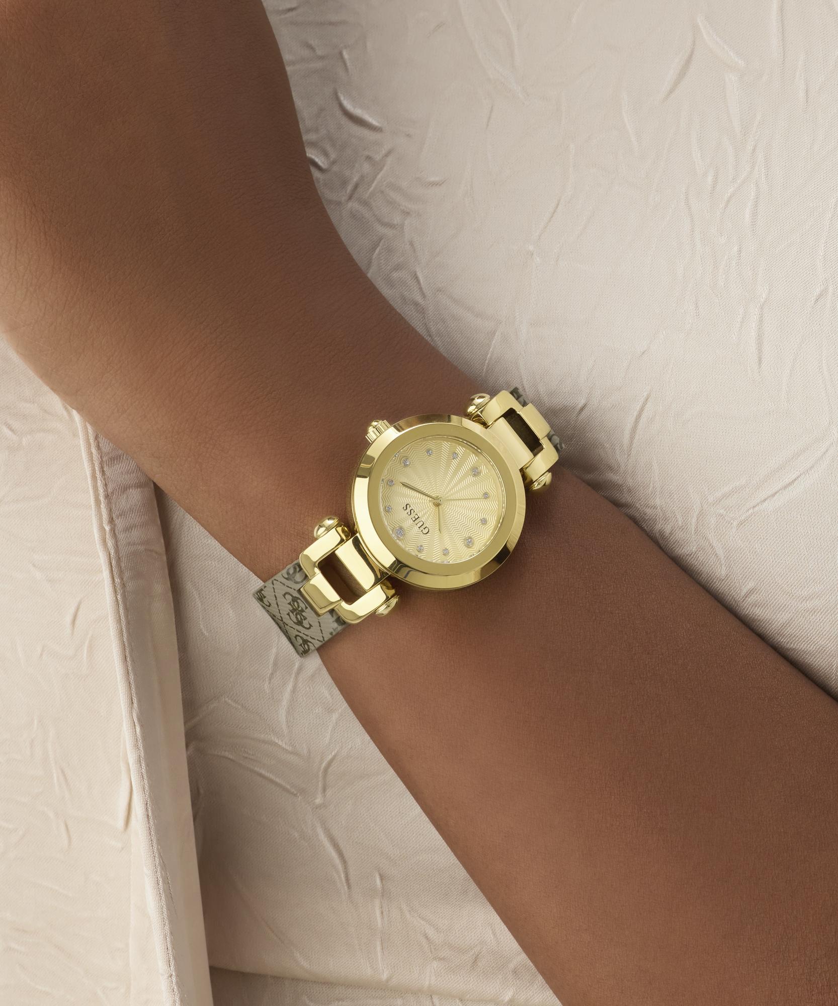 Guess GW1021L2 zegarek złoty fashion-modowy Damskie pasek - miniatura 6
