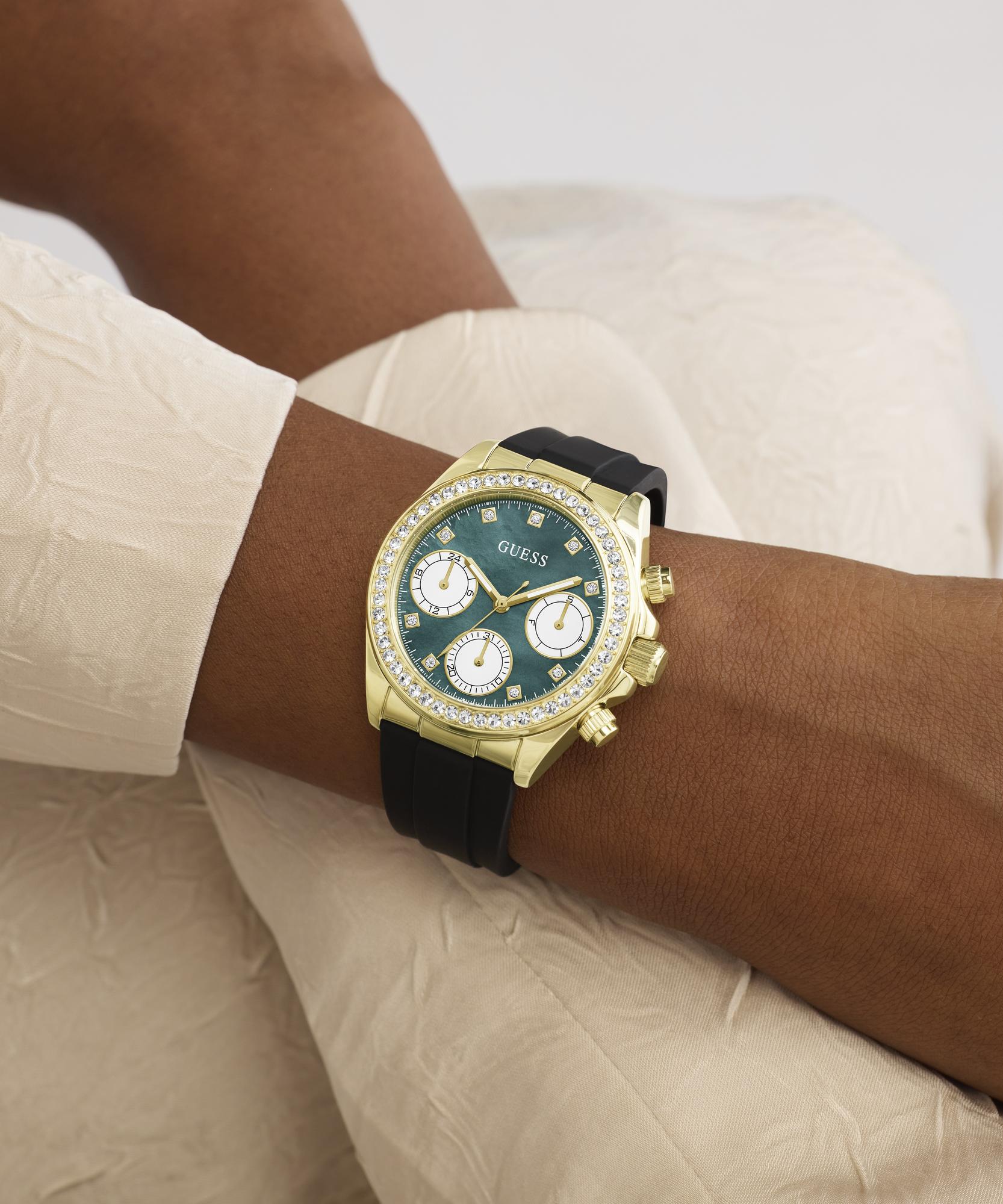 Guess GW1038L2 zegarek złoty fashion-modowy Damskie pasek