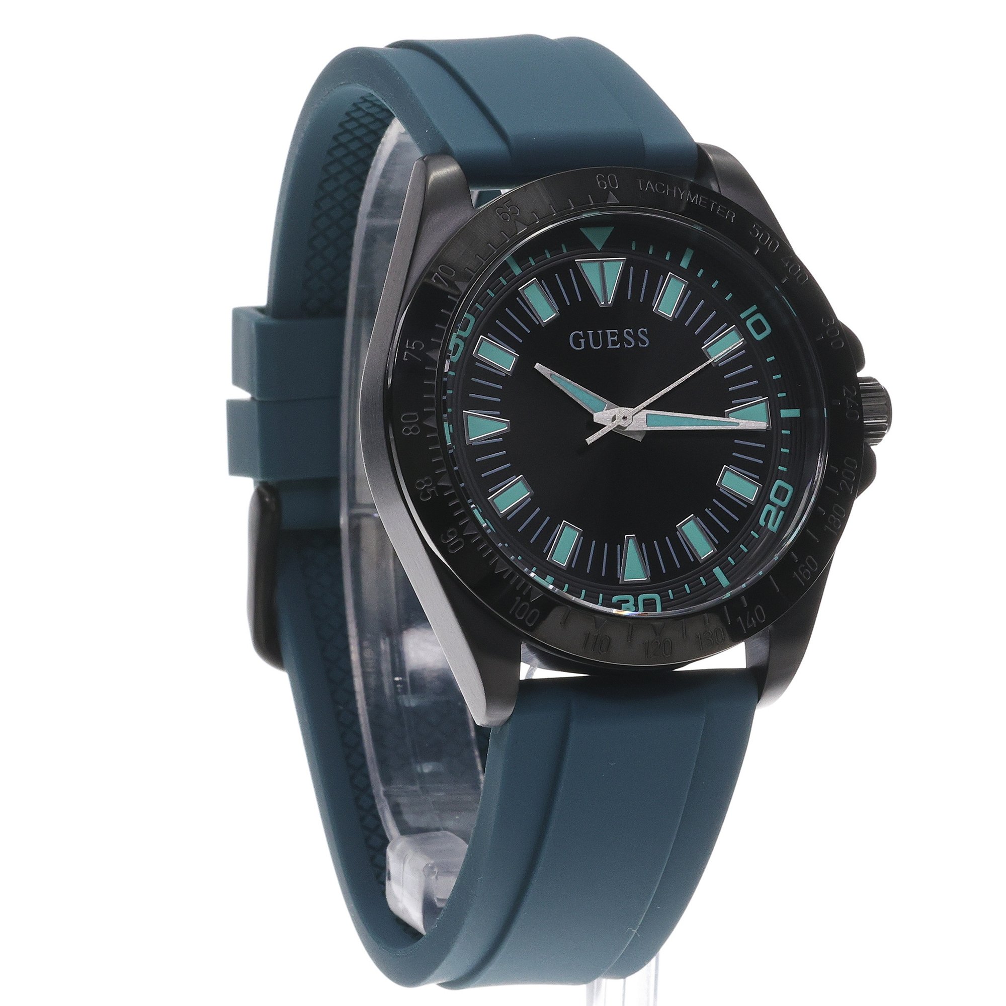 Guess GW1065G3 zegarek czarny klasyczny Męskie pasek