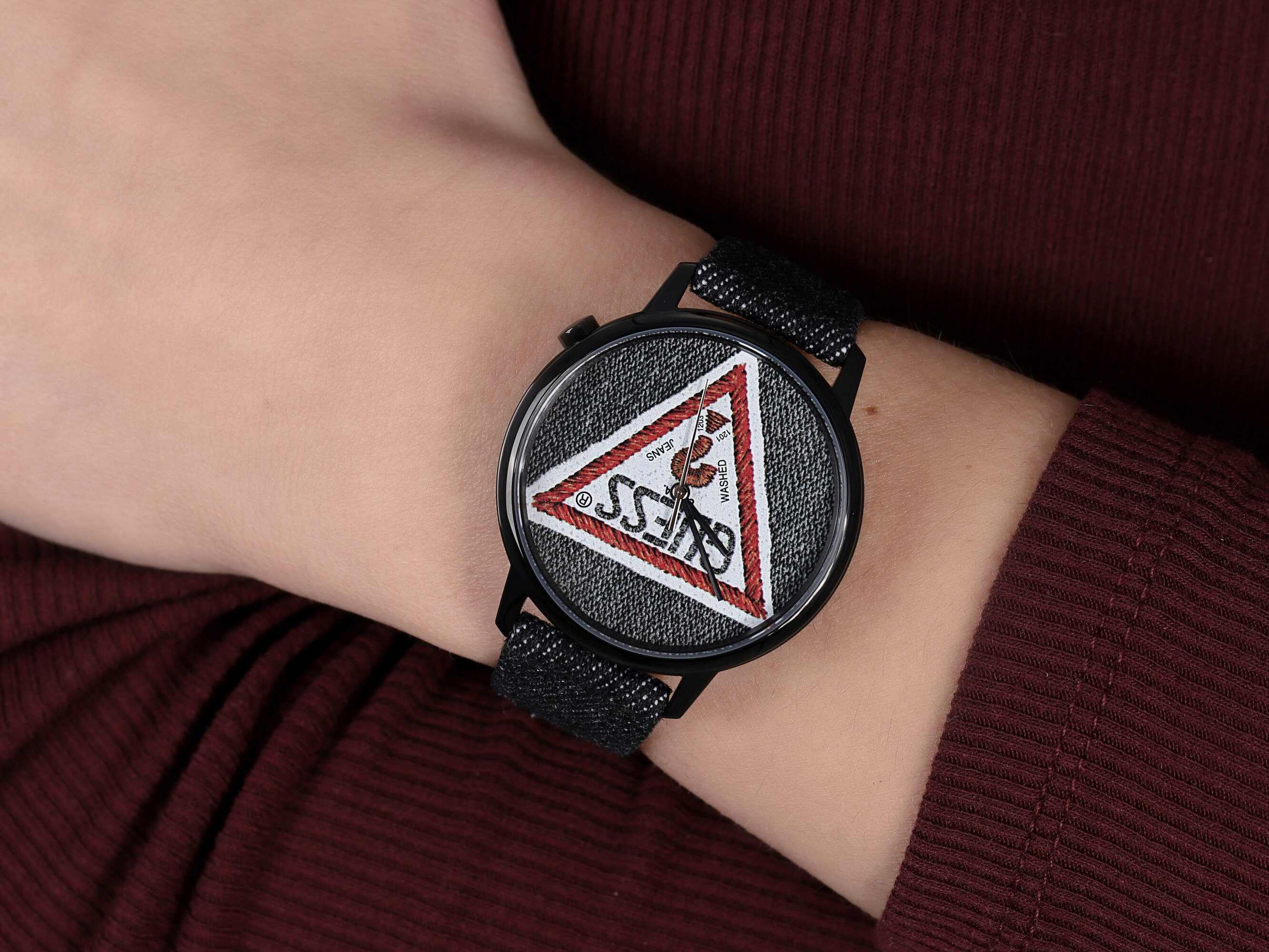 Guess Originals V1014M2 zegarek damski Originals czarny - miniatura 4