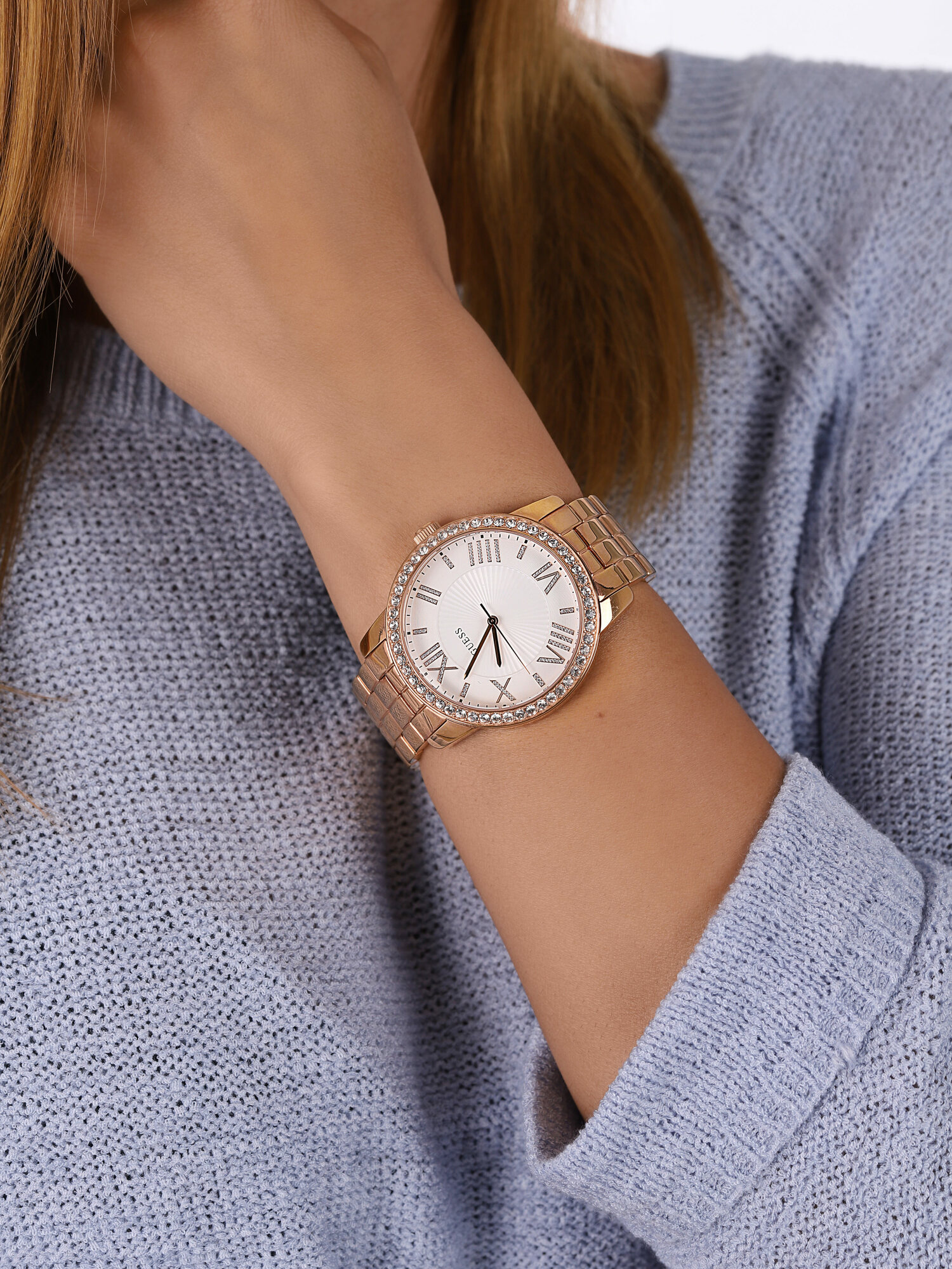 Guess W0329L3 zegarek różowe złoto fashion/modowy Bransoleta bransoleta - miniatura 3