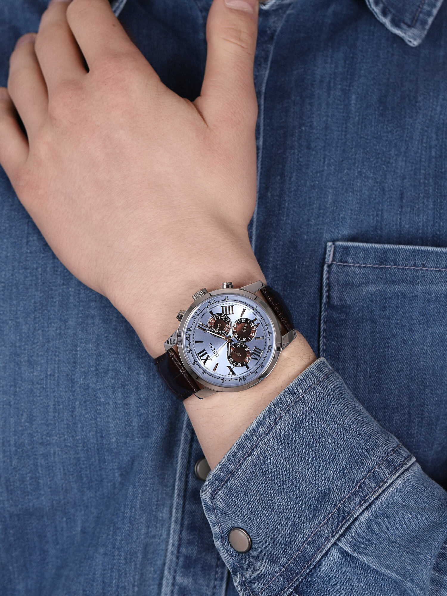 Guess W0380G6 zegarek klasyczny Pasek - miniatura 3