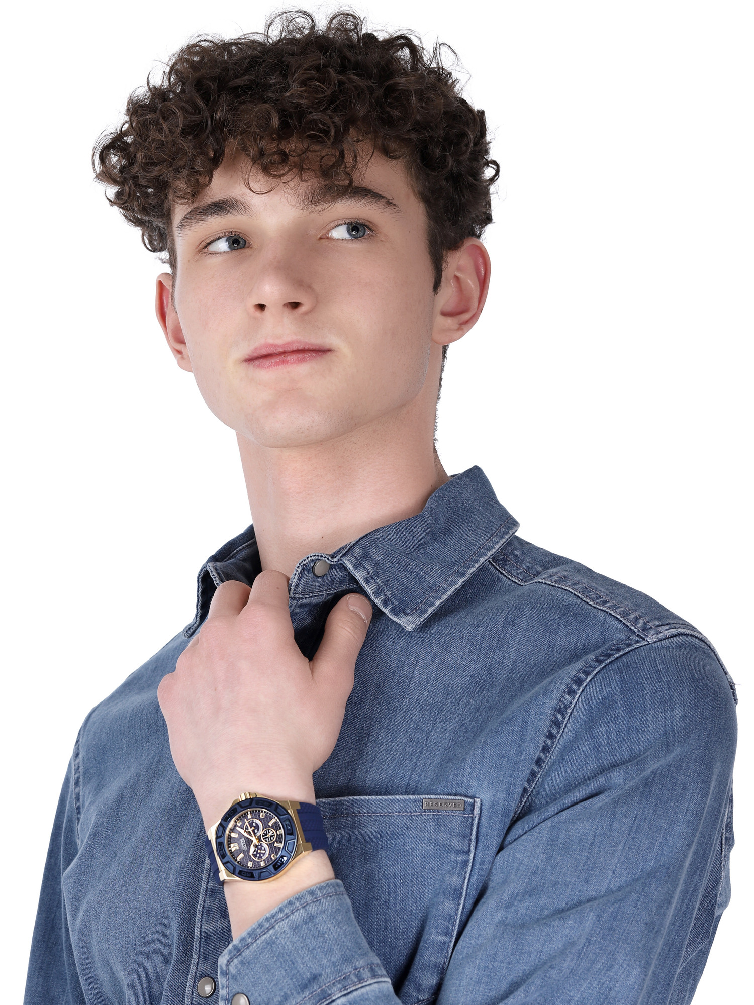 Guess W0674G2 zegarek męski Pasek - miniatura 2