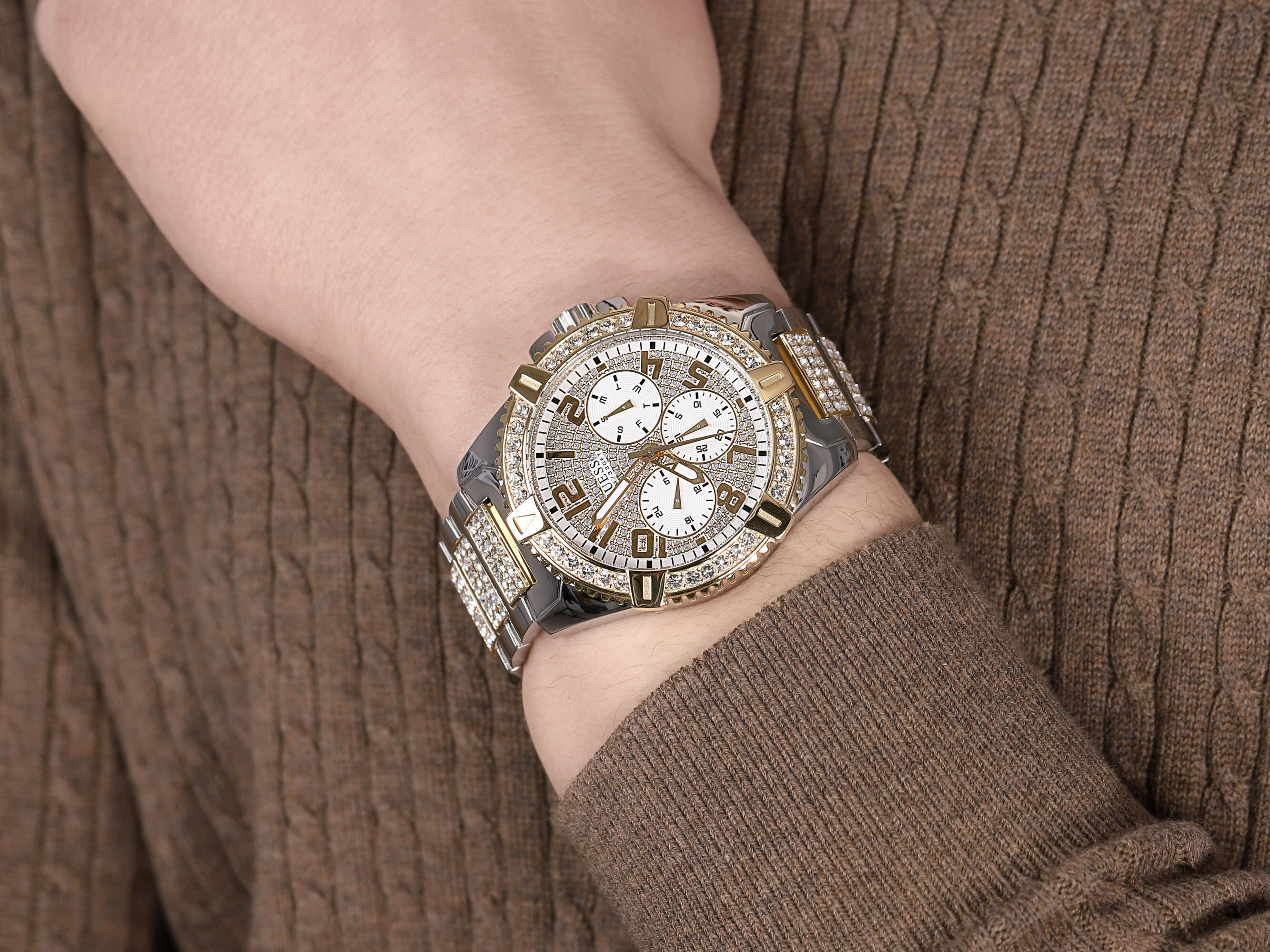 Guess W0799G4 zegarek klasyczny Bransoleta - miniatura 4