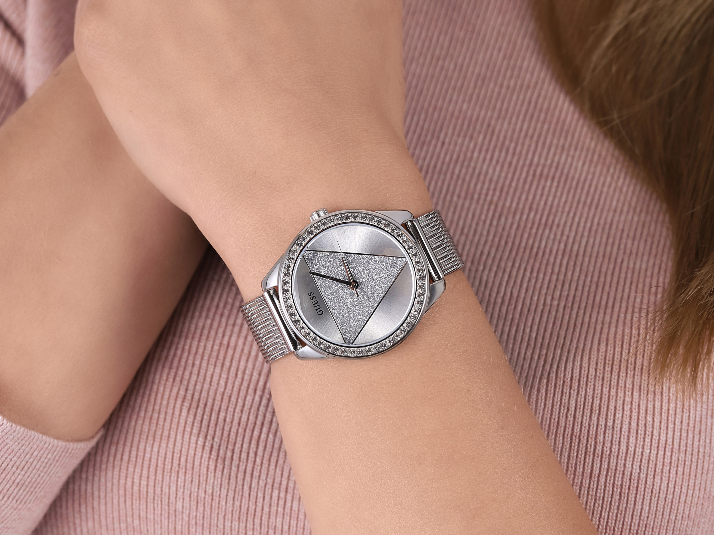 Guess W1142L1 Bransoleta zegarek damski fashion/modowy mineralne - miniatura 4