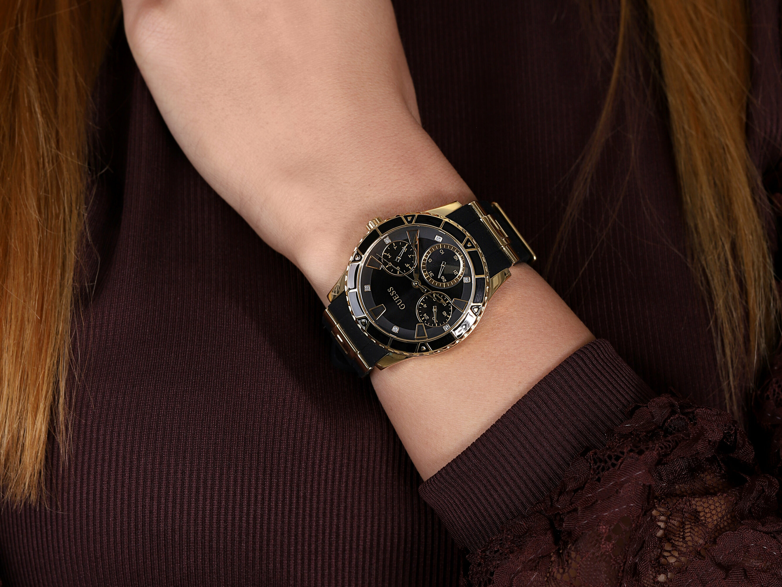 Guess W1157L1 zegarek damski Pasek - miniatura 4