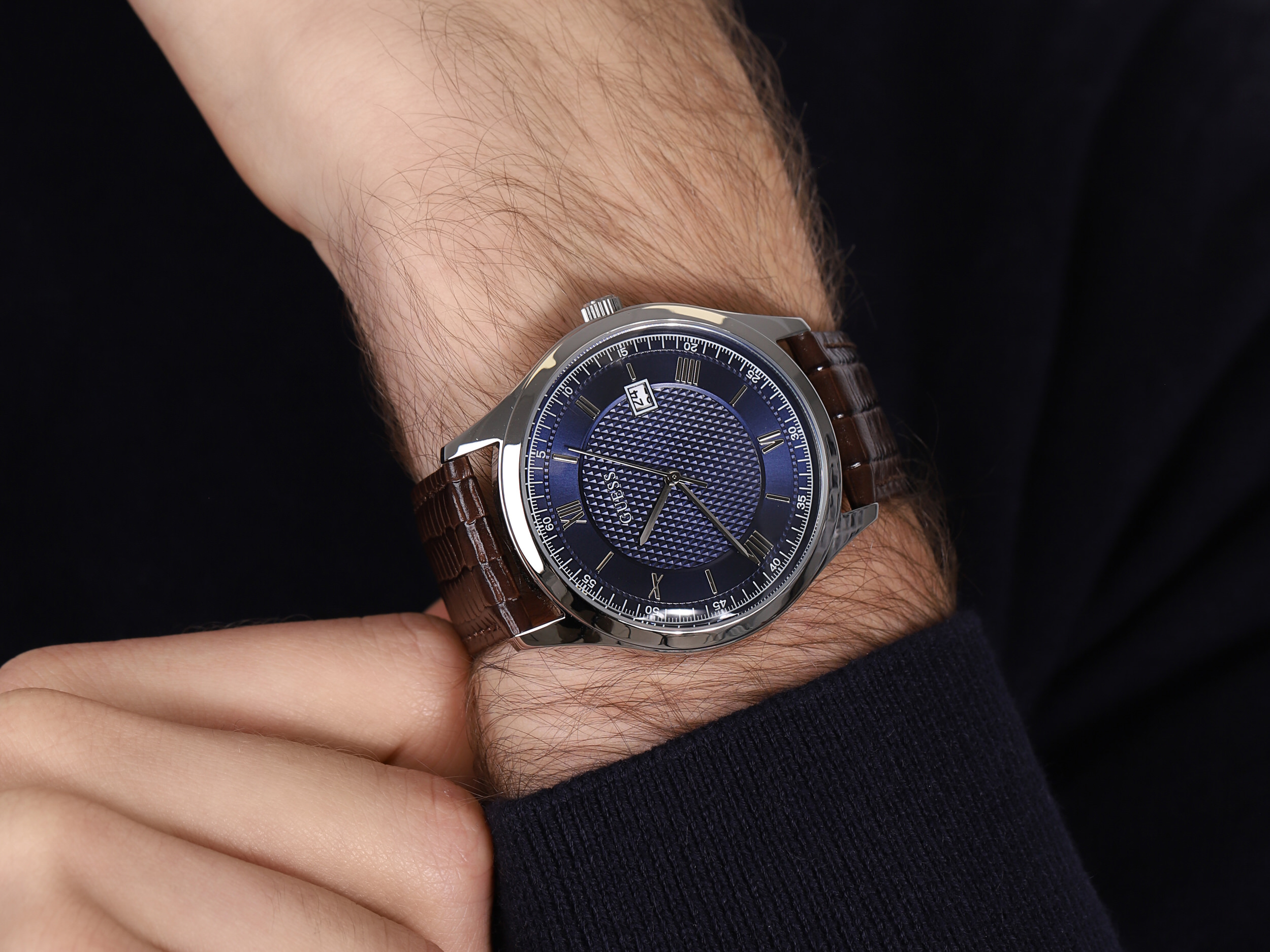 Guess W1182G1 zegarek klasyczny Pasek - miniatura 4