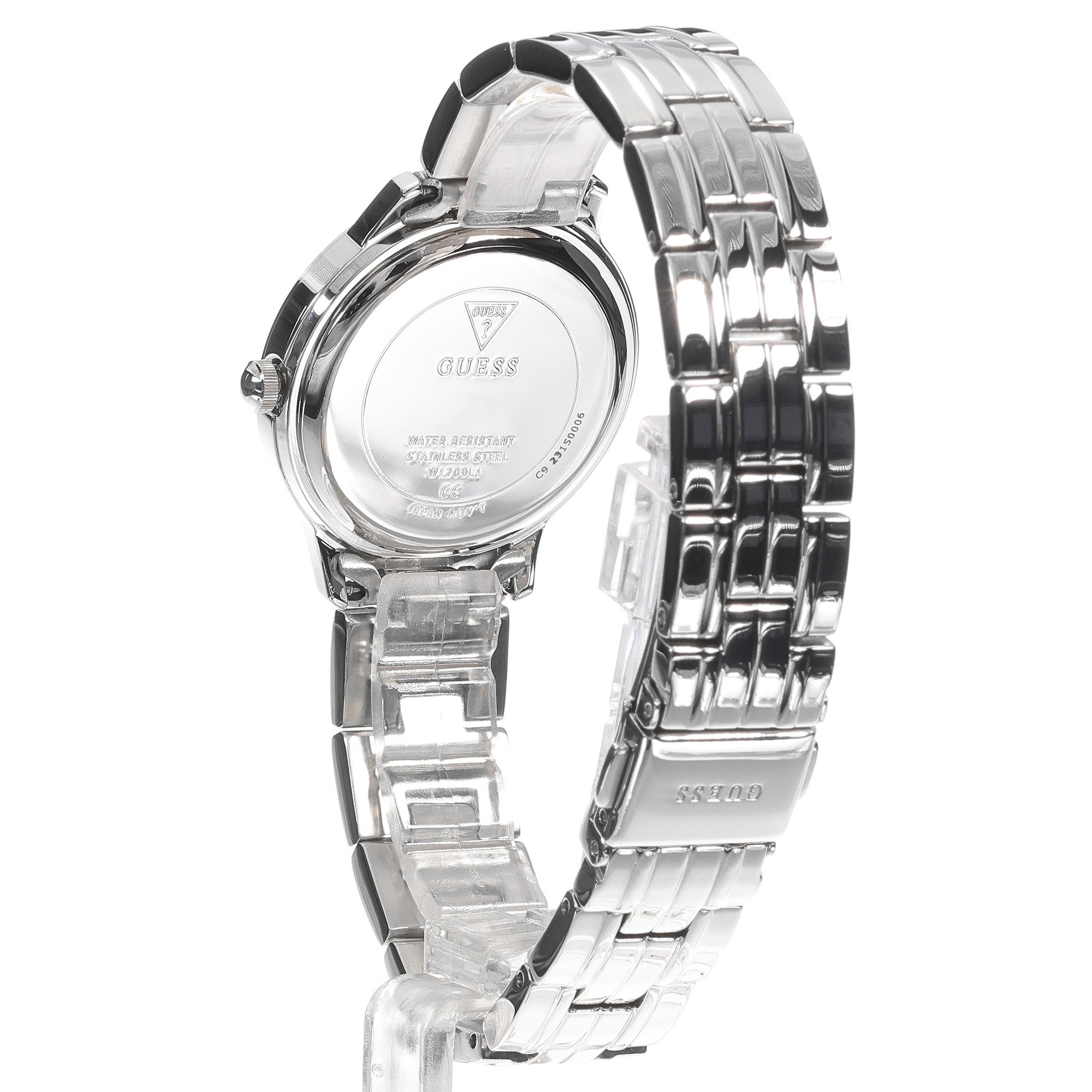 Guess W1209L1 zegarek srebrny klasyczny Damskie bransoleta - miniatura 4