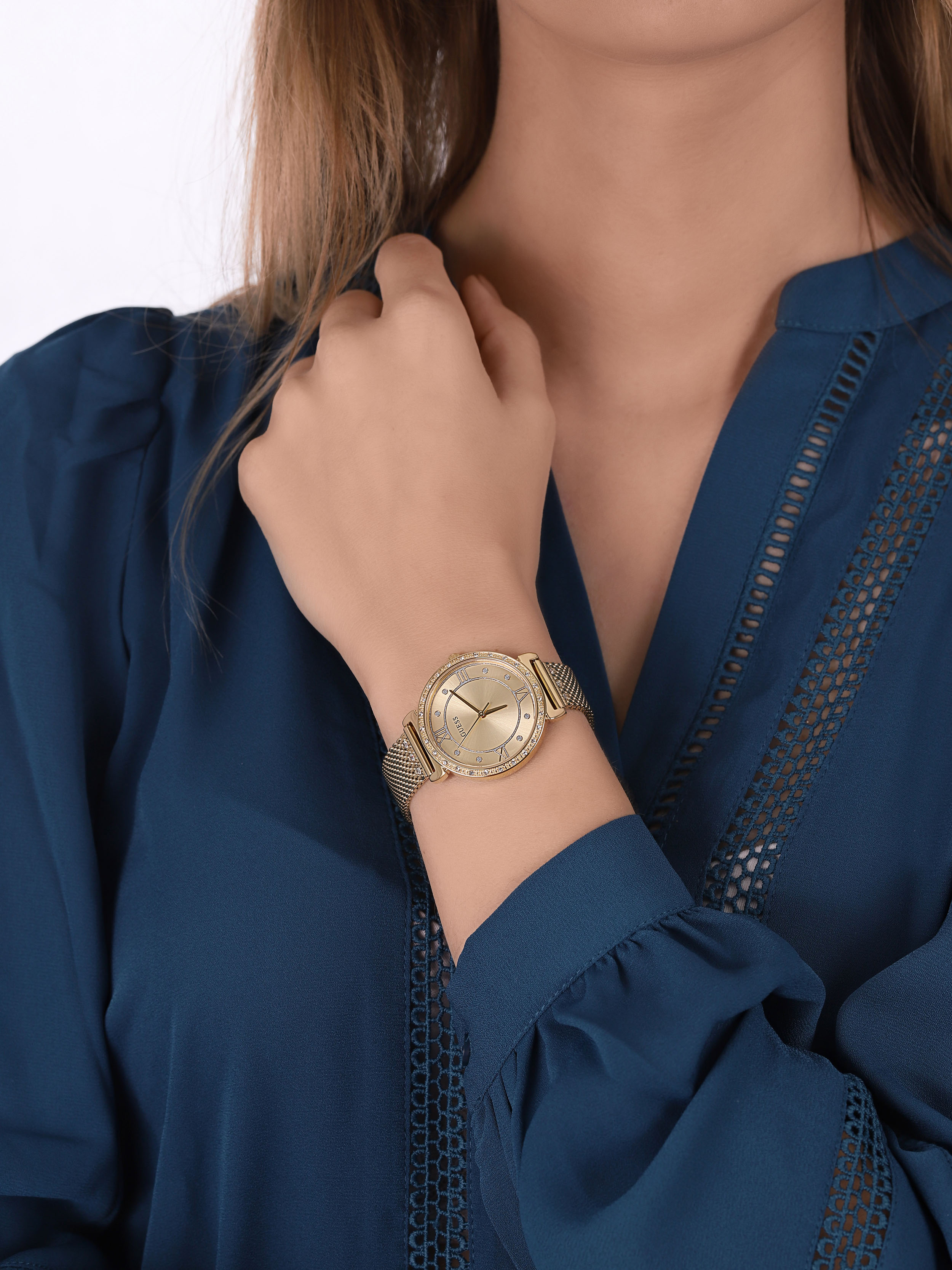 Guess W1289L2 Damskie Jewel zegarek damski klasyczny mineralne - miniatura 3