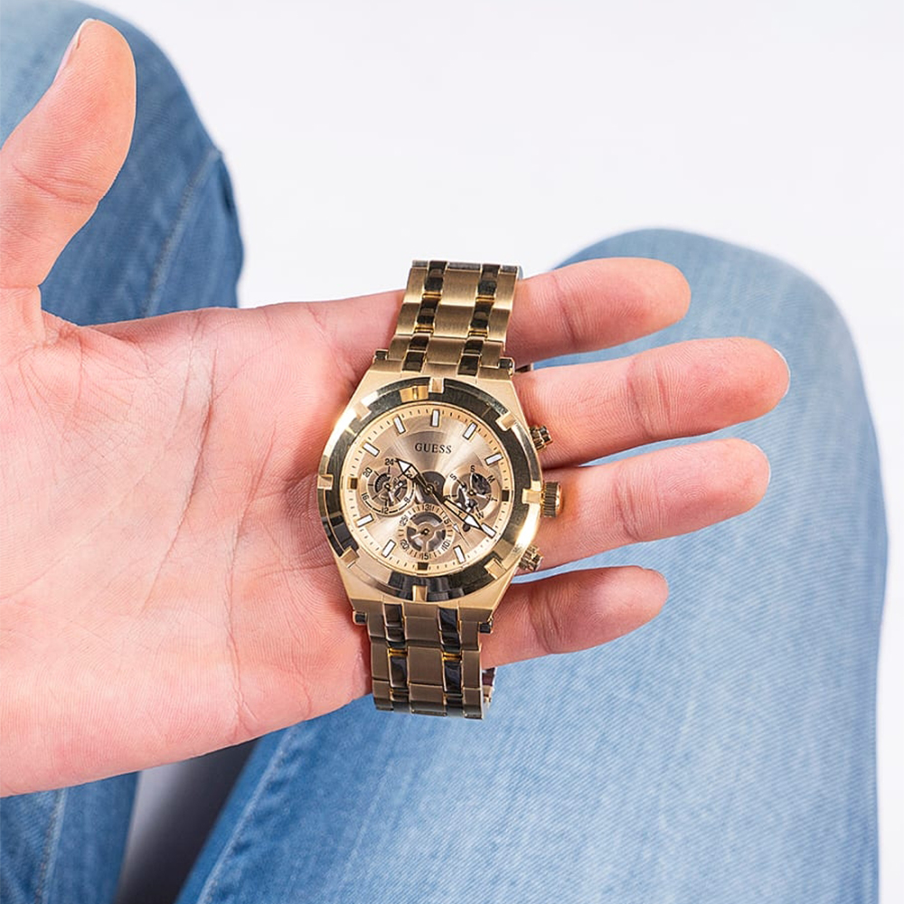 GW0260G4 Męskie fashion-modowy zegarek złoty - miniatura 9
