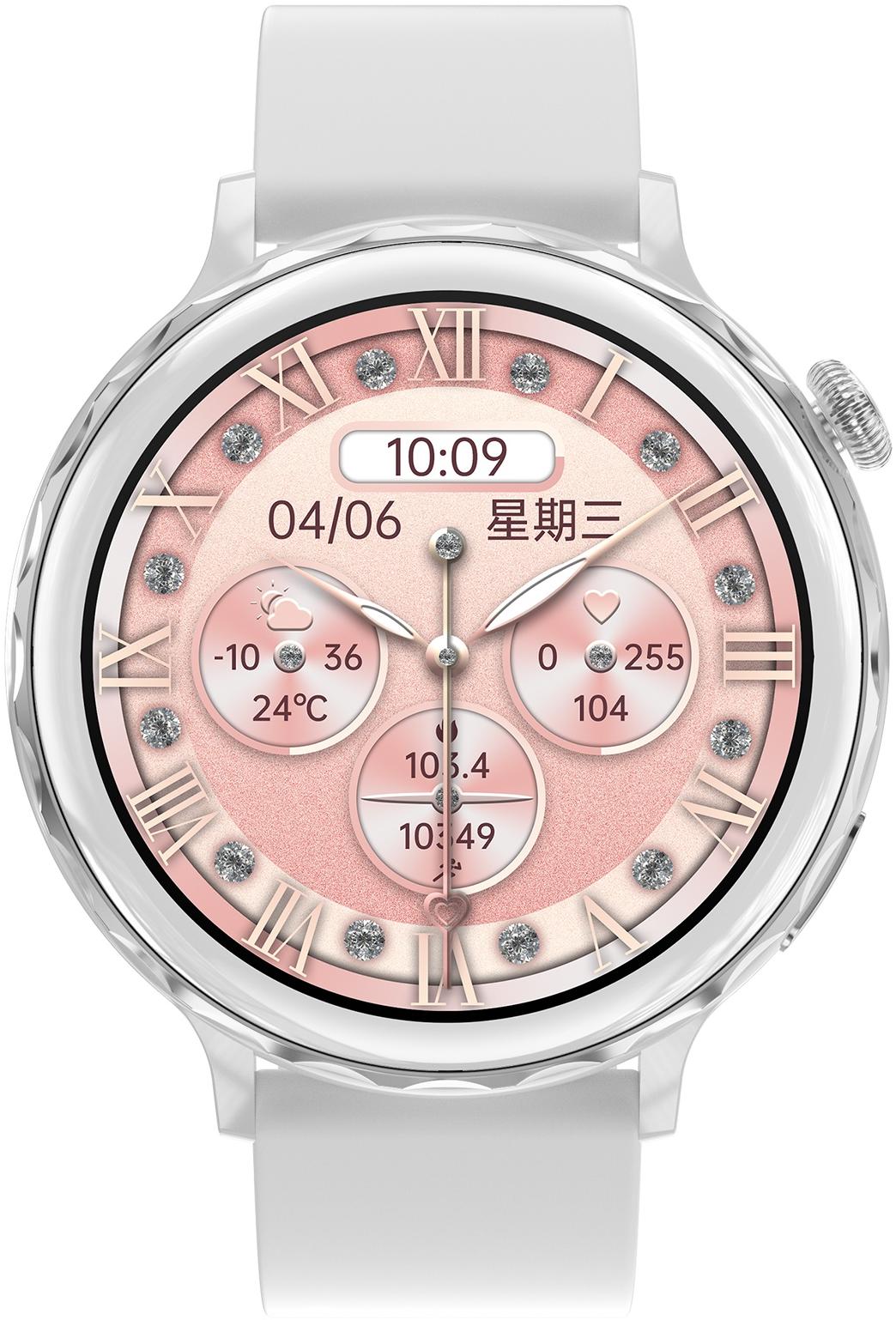 Hagen HB1112142532-SET HB11 Biały na Bransolecie + Pasek zegarek klasyczny Smartwatch - miniatura 4