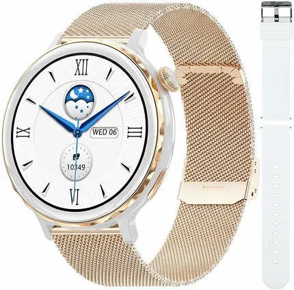 Hagen HB11221410532-SET Smartwatch HB11 Biały na Bransolecie + Pasek