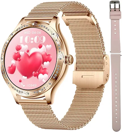 Hagen HB231101410 Smartwatch HB23 Różowe Złoto + Pasek