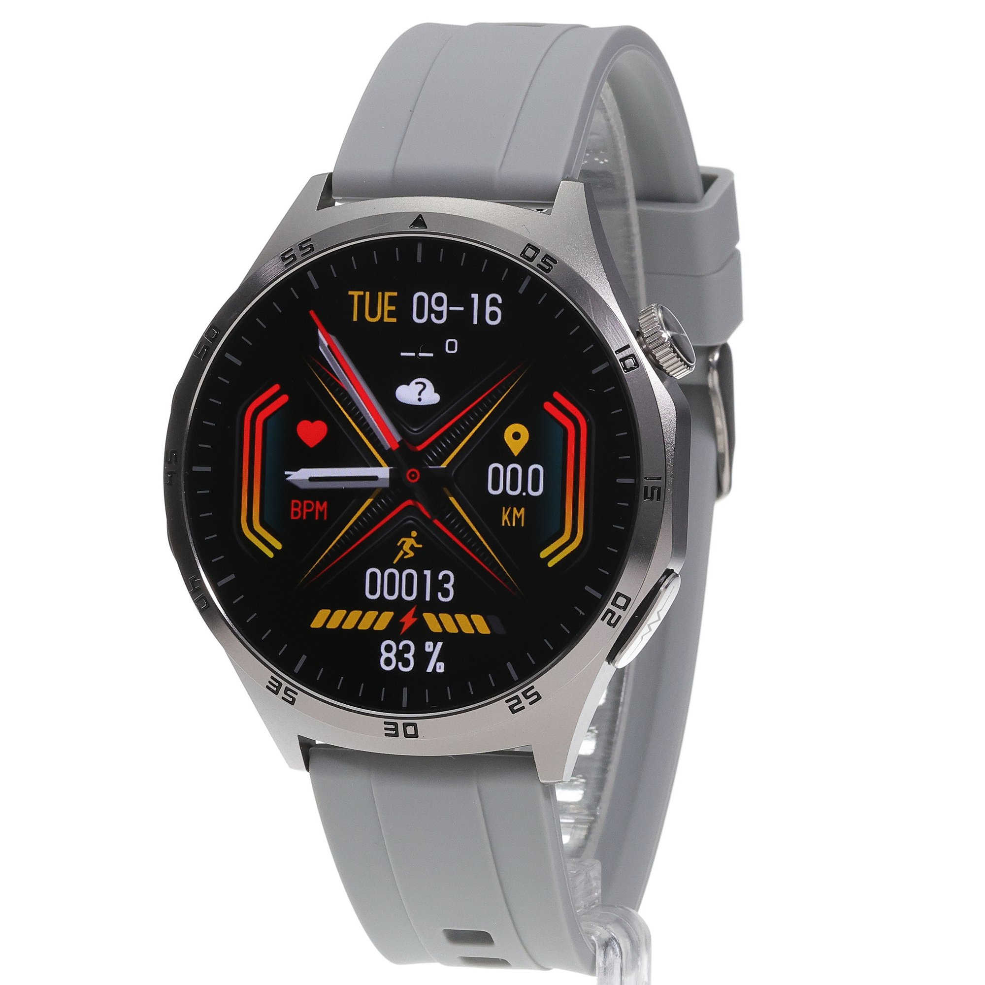 Hagen HB271115312 zegarek męski Smartwatch srebrny - miniatura 11