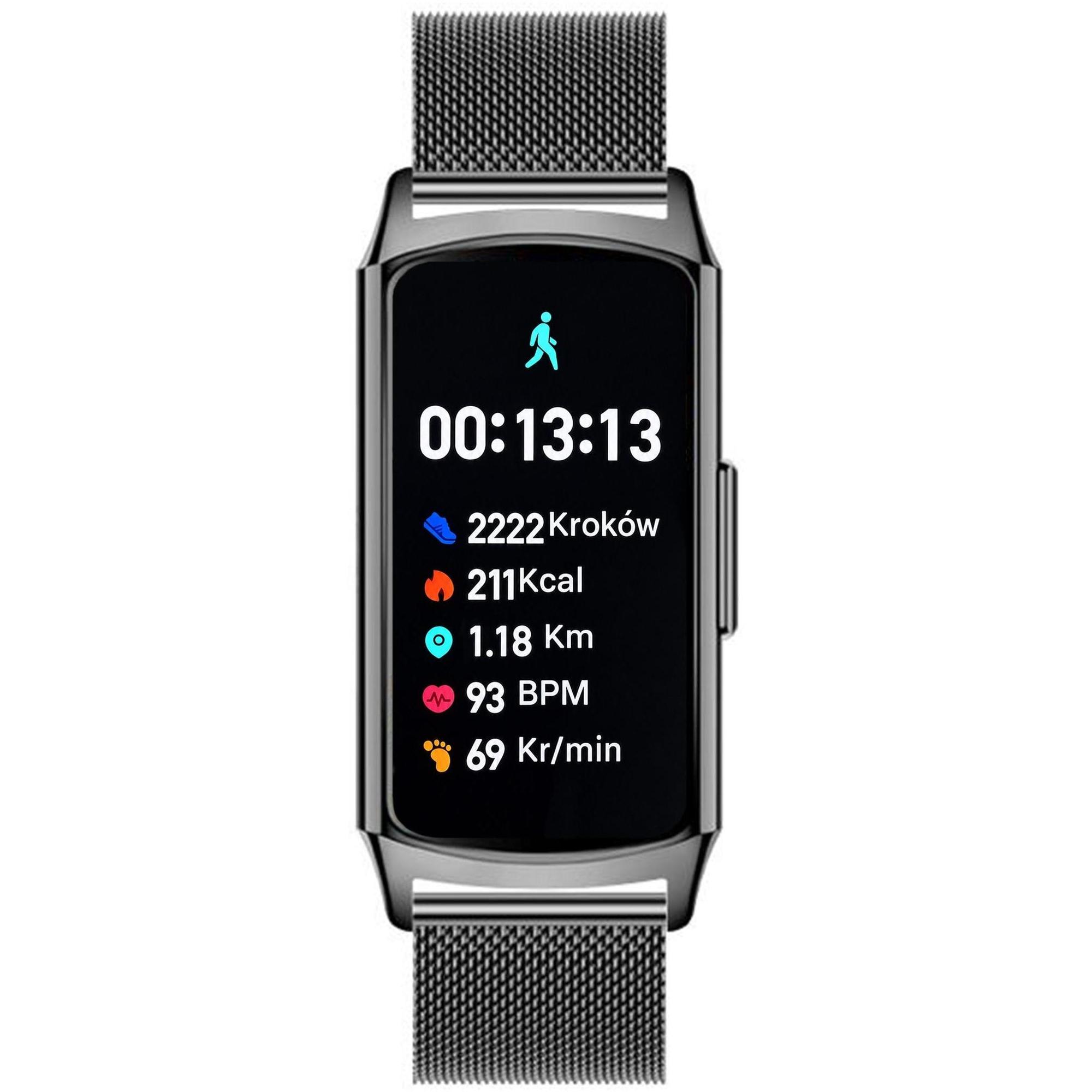 Hagen HB3514144 zegarek męski Smartwatch czarny - miniatura 13