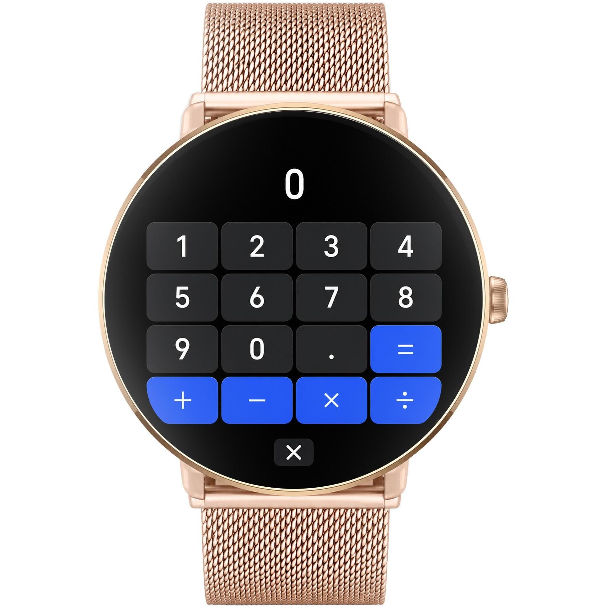 Hagen HB391101410 zegarek różowe złoto klasyczny Smartwatch bransoleta