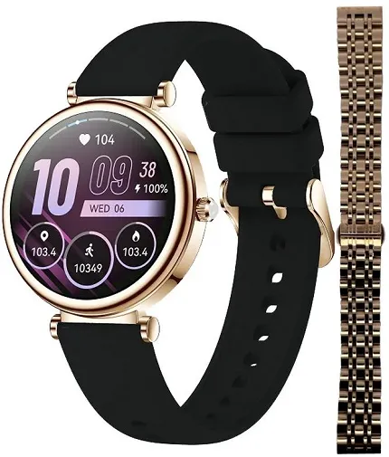 Hagen HB402105391210-SET Smartwatch HB40 Czarny + Pasek i Bransoleta - zdjęcie 1