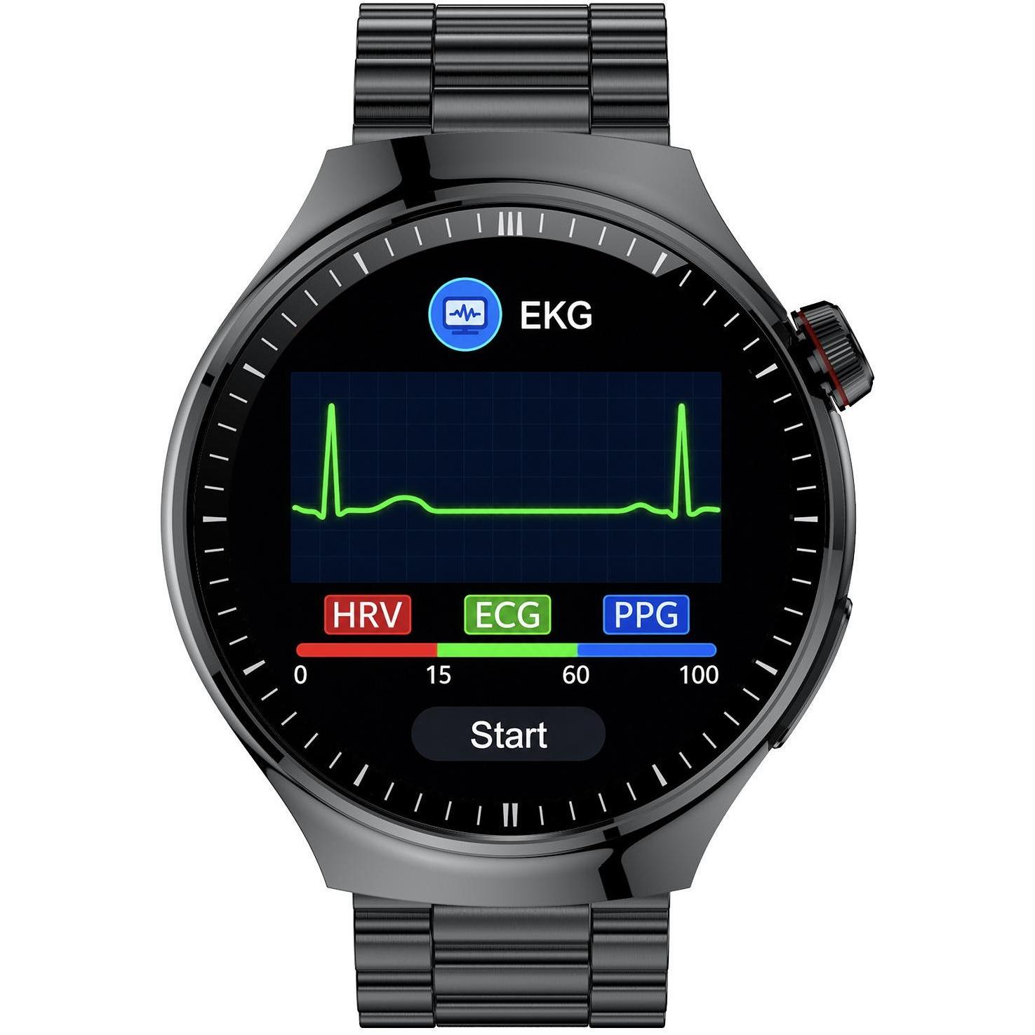 Hagen HB4114114 zegarek męski Smartwatch czarny