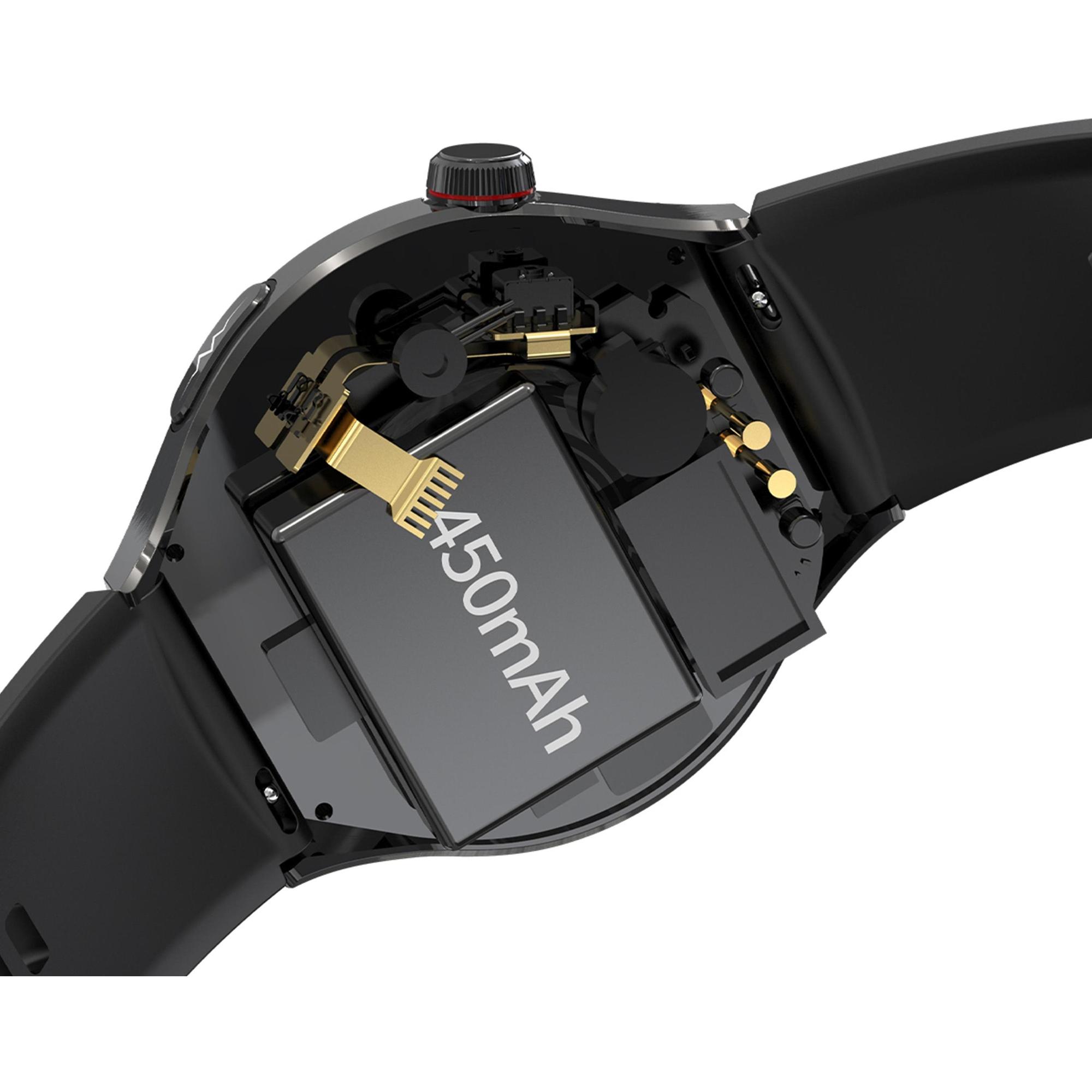Hagen HB4114534 HB41 Czarny zegarek klasyczny Smartwatch