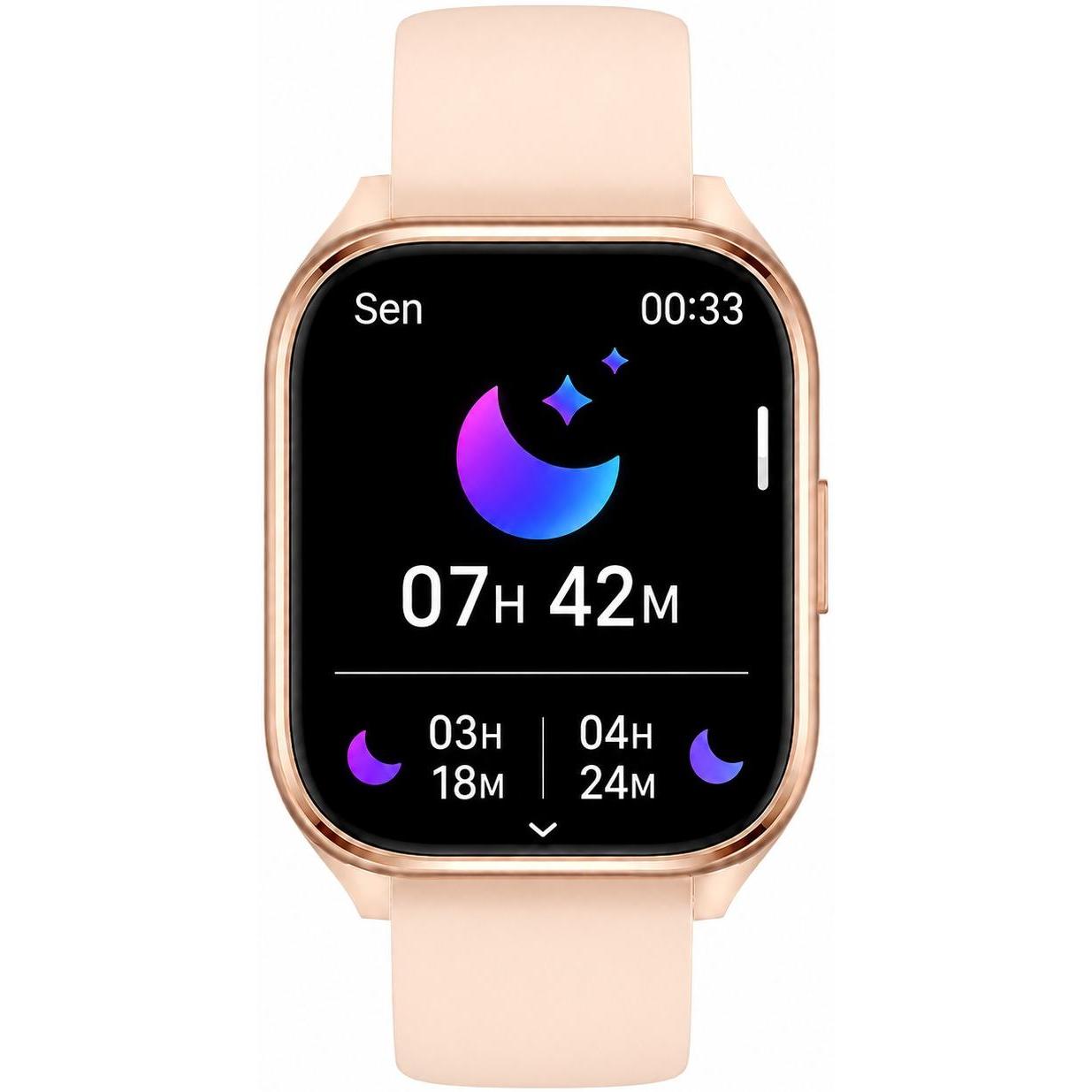 Hagen HB44210539 zegarek różowy Smartwatch pasek