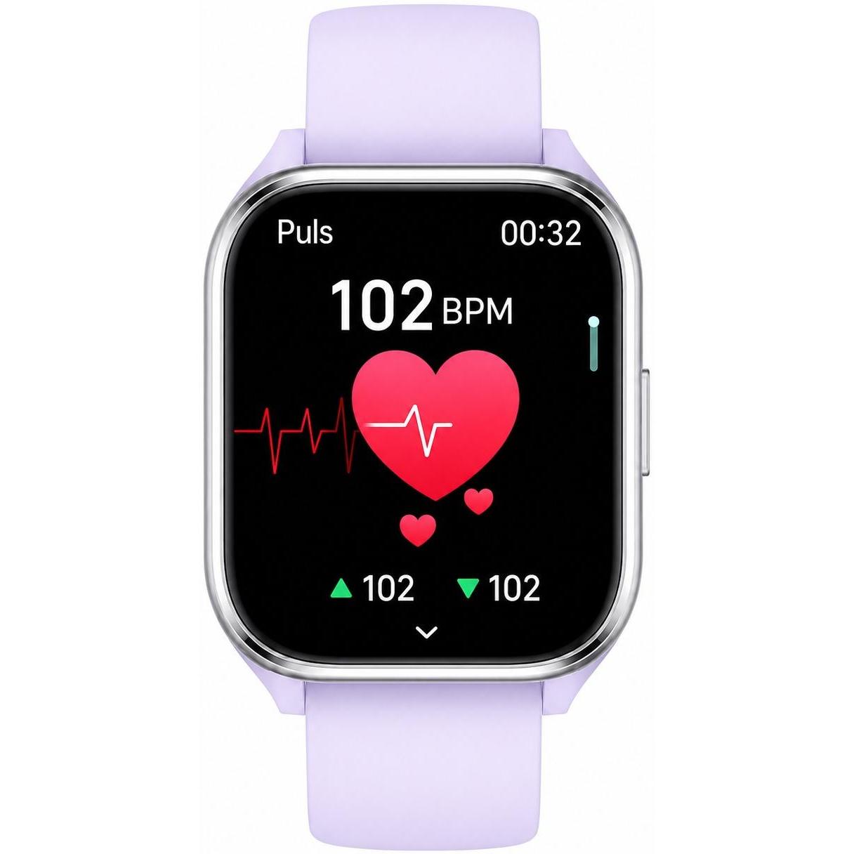 Hagen HB44211536 zegarek fioletowy Smartwatch pasek - miniatura 5