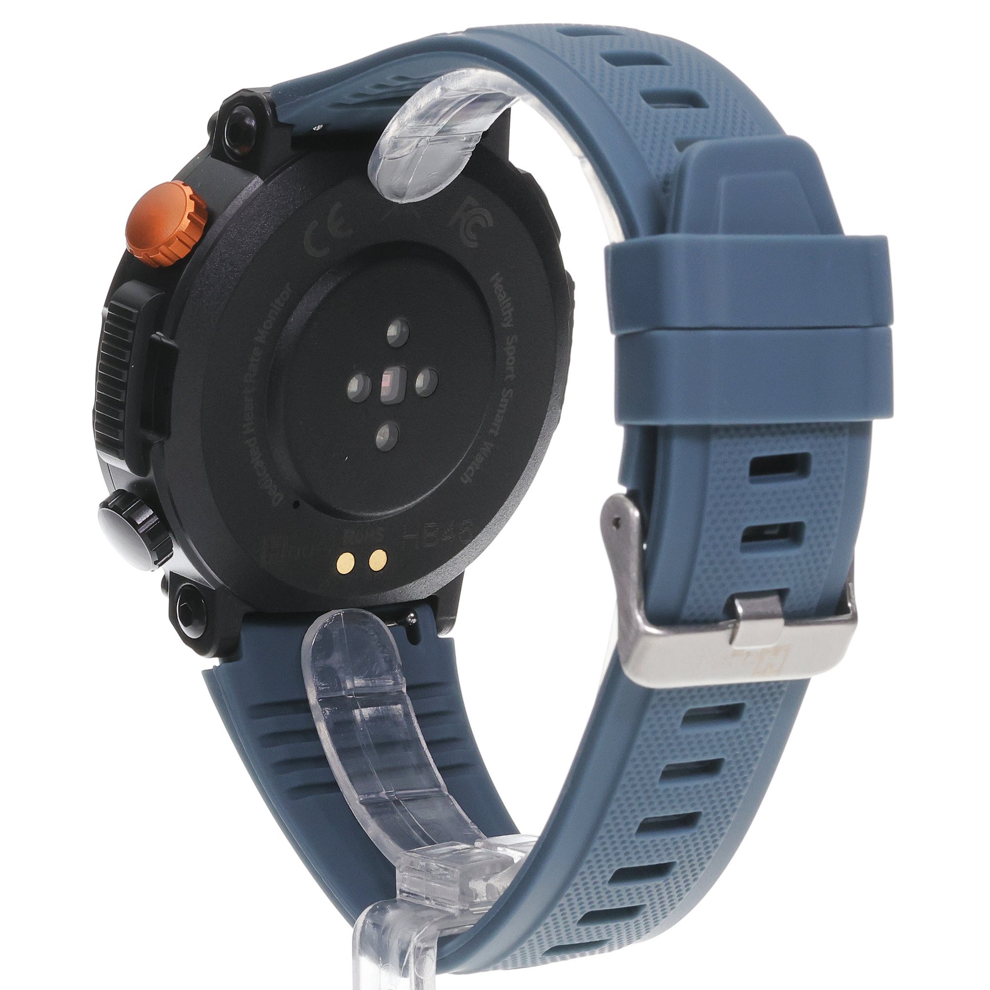 Hagen HB4624537 zegarek czarny sportowy Smartwatch pasek - miniatura 4