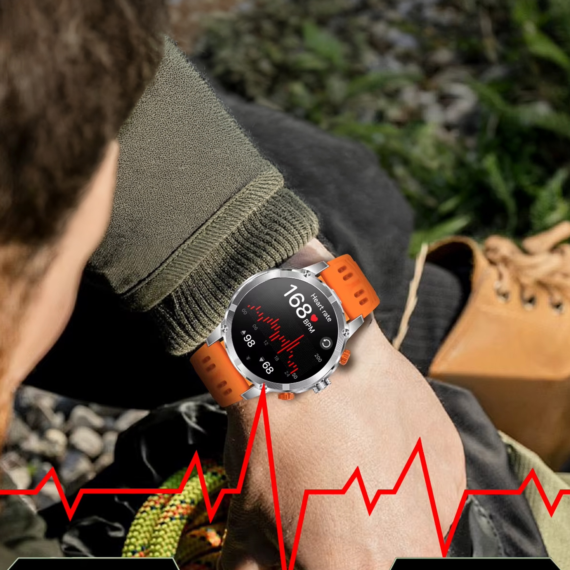 Smartwatch Hagen HB49 z funkcjami monitorującymi zdrowie