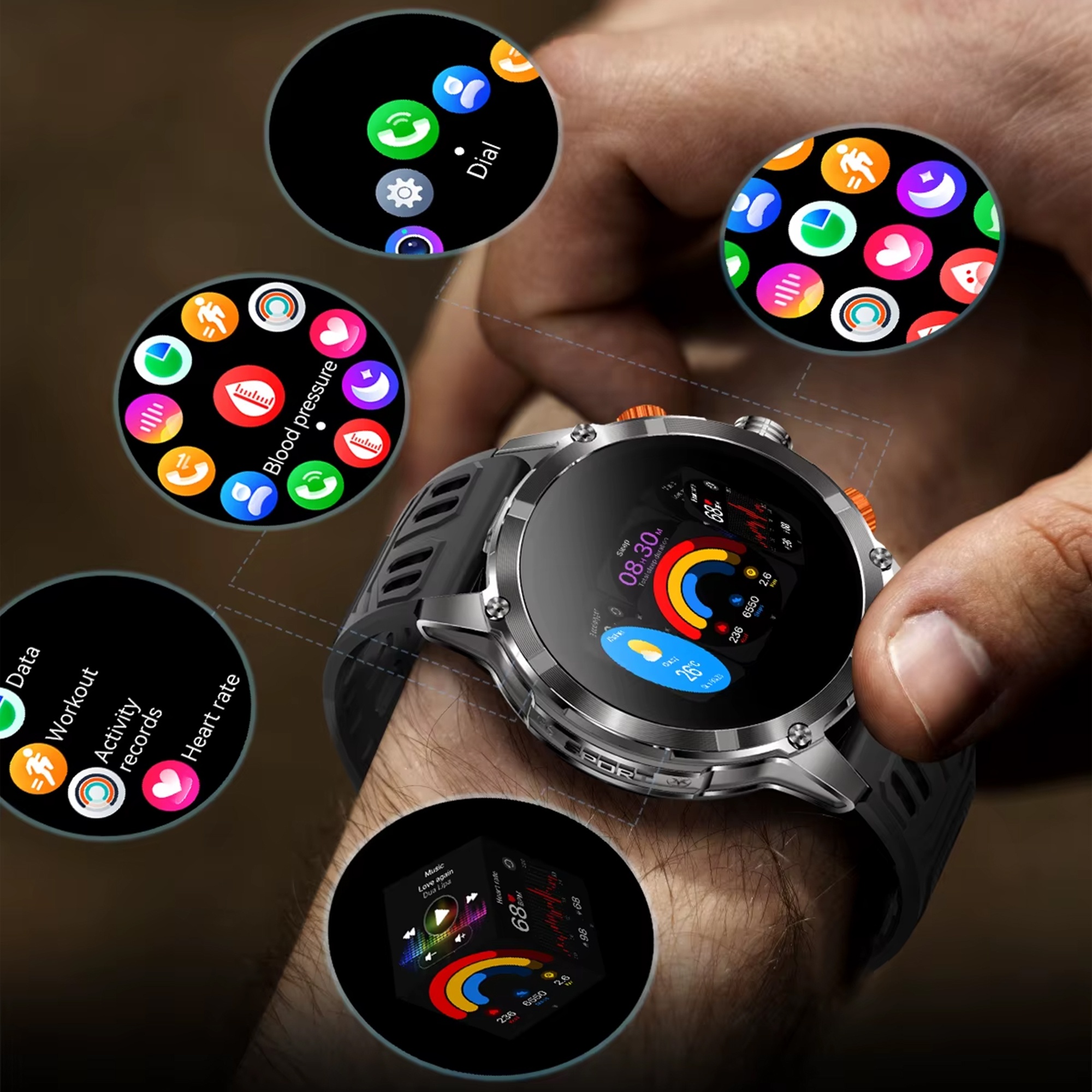 Przydatne funkcje smartwatch Hagen HB49 