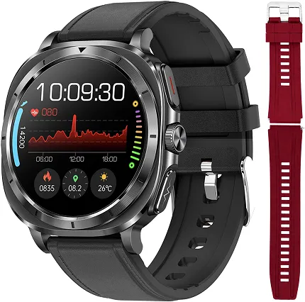Hagen HB5014334535-SET Smartwatch HB50 Czarny zestaw z Paskiem - zdjęcie 1
