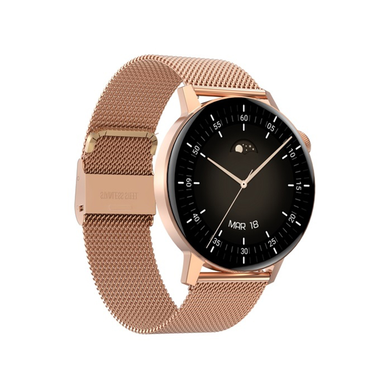 Hagen HC101101410539-SET Smartwatch HC10 różowe złoto + pasek zegarek sportowy Smartwatch - miniatura 5